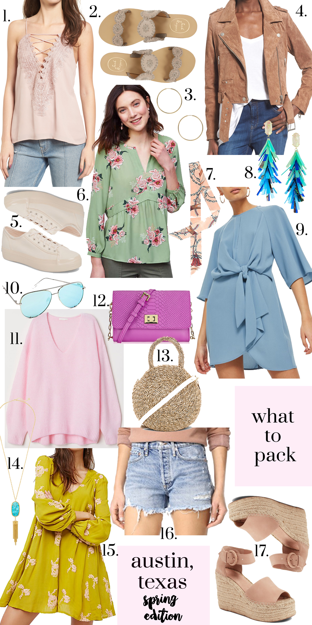 Austin Packing List / What to pack for Austin, TX