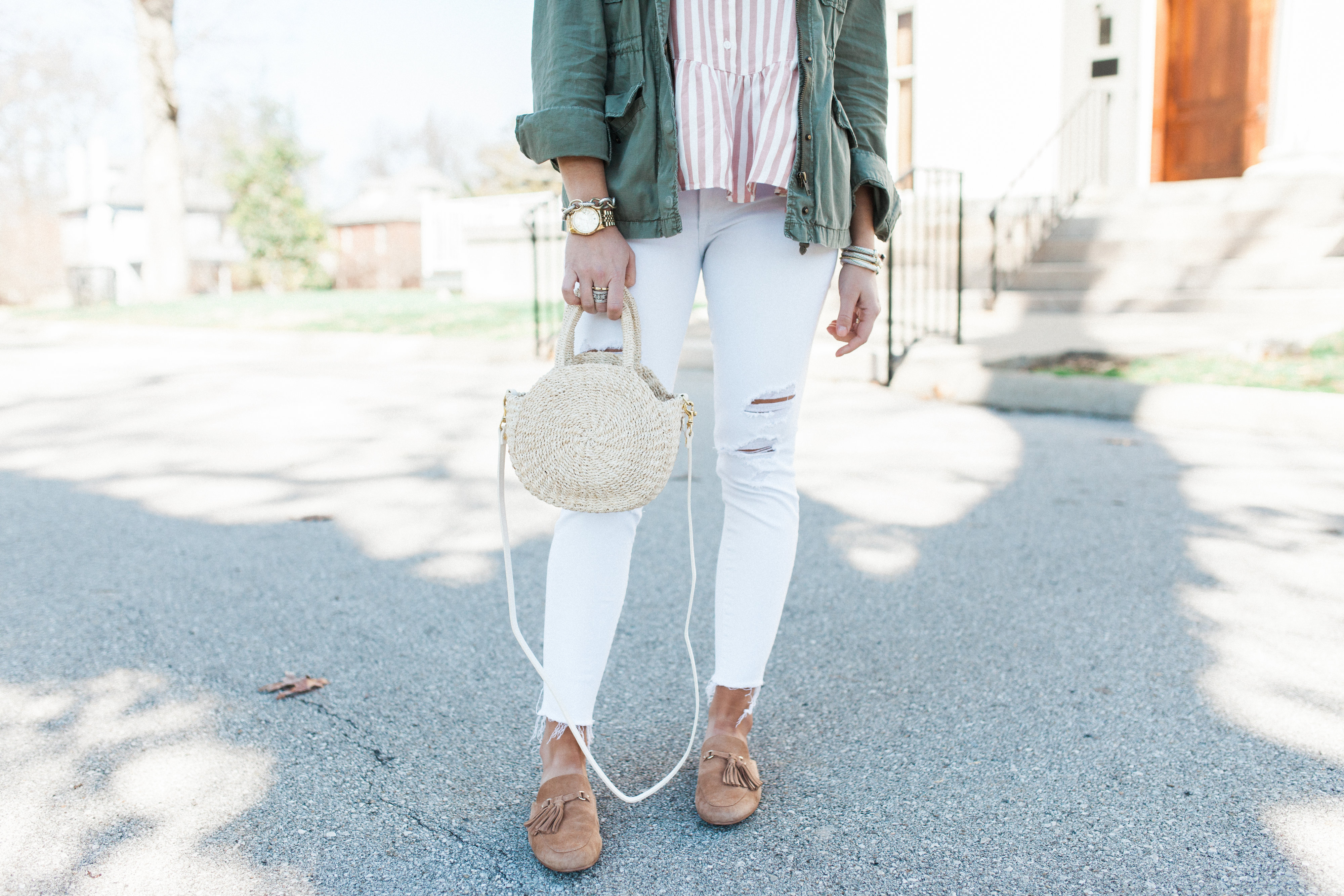 Favorite spring color combo / pink & olive 