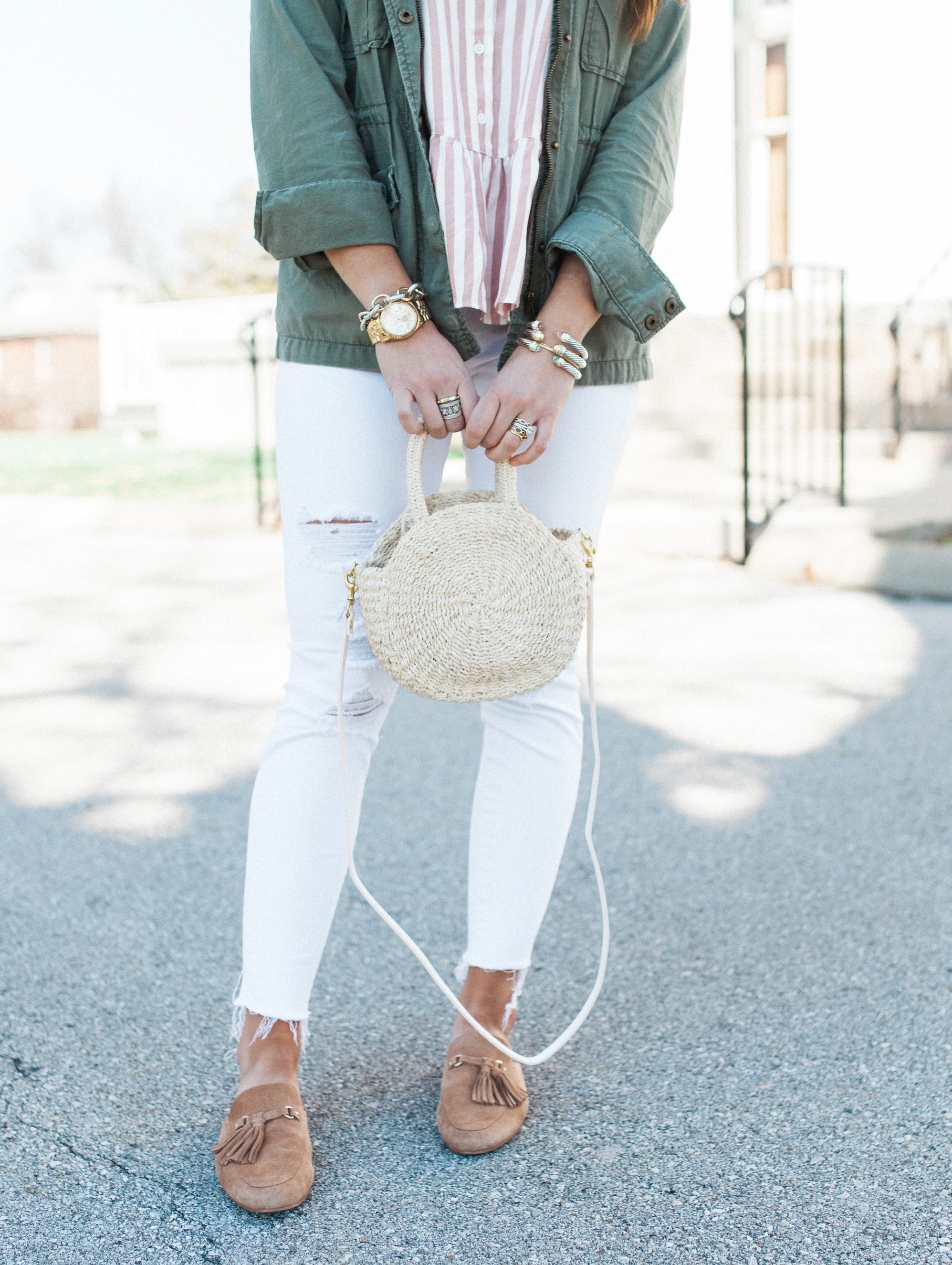 Favorite spring color combo / pink & olive 