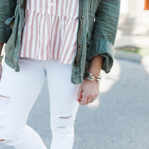 Favorite spring color combo / pink & olive