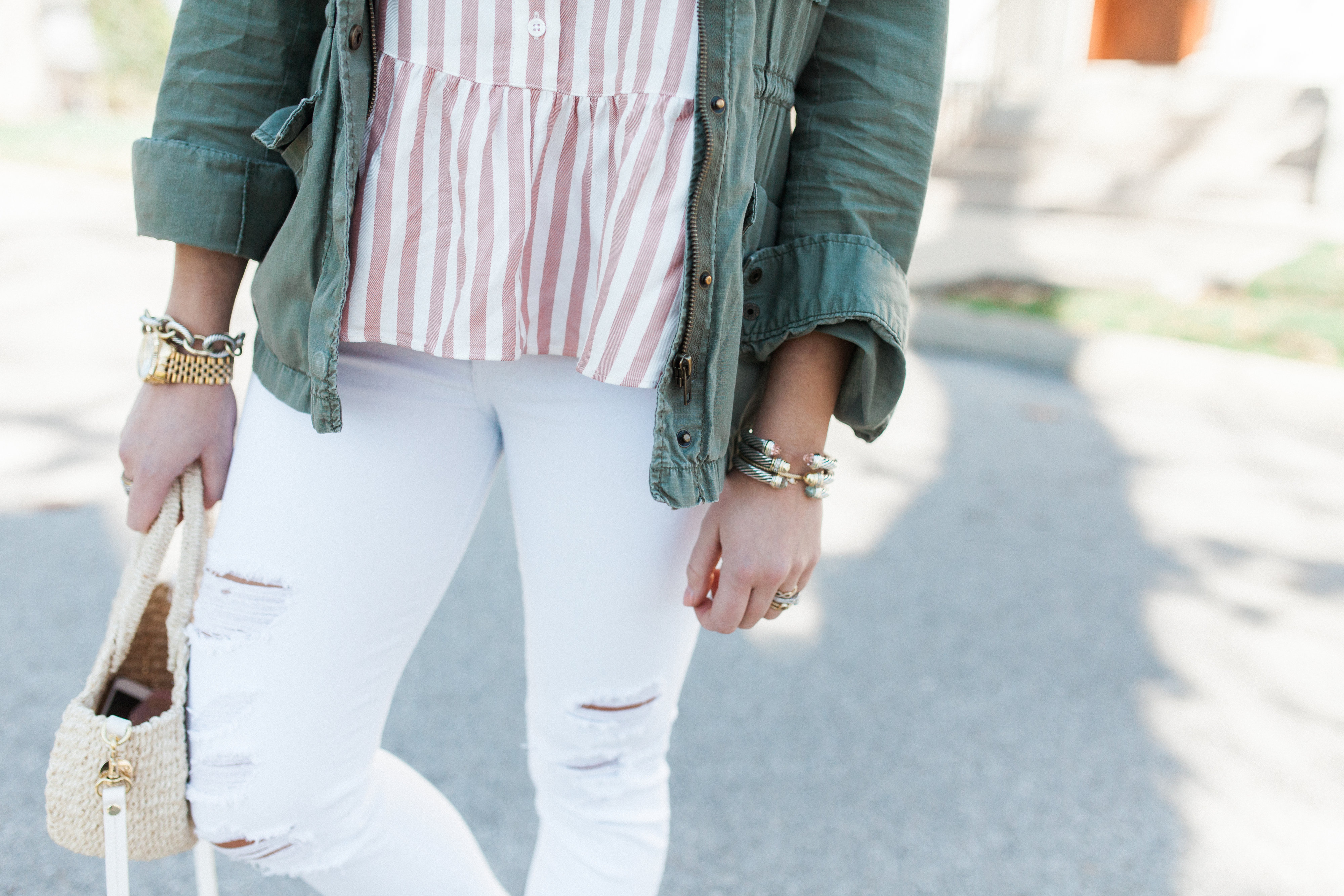 Favorite spring color combo / pink & olive 