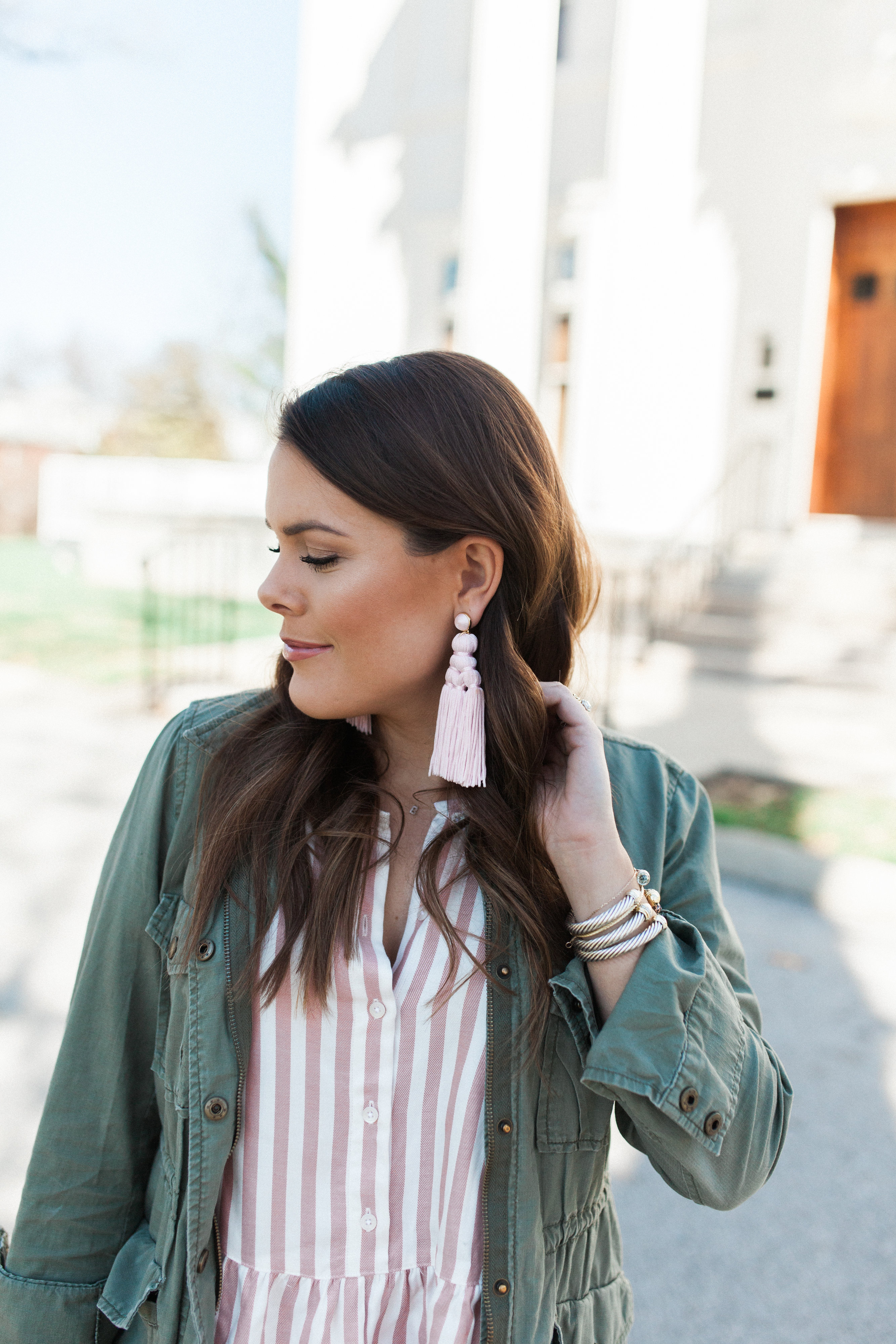 Favorite spring color combo / pink & olive 