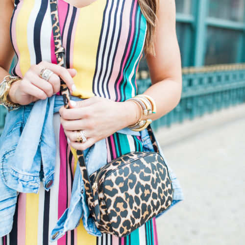 Stripe Midi Dress / Spring Outfit Inspiration