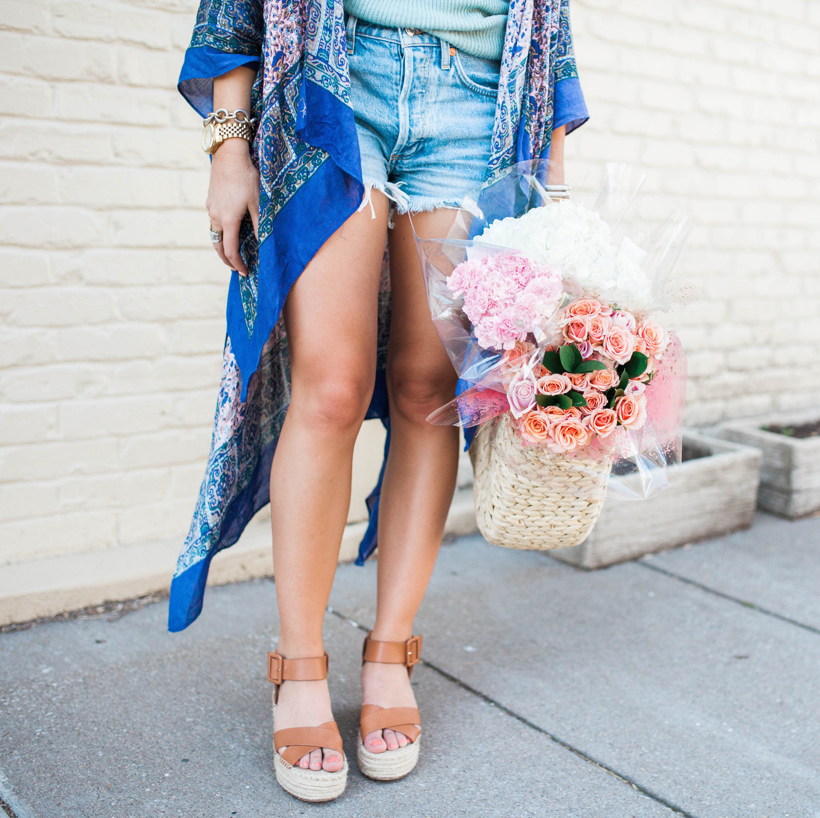Casual Summer Outfit / How to wear a kimono for summer