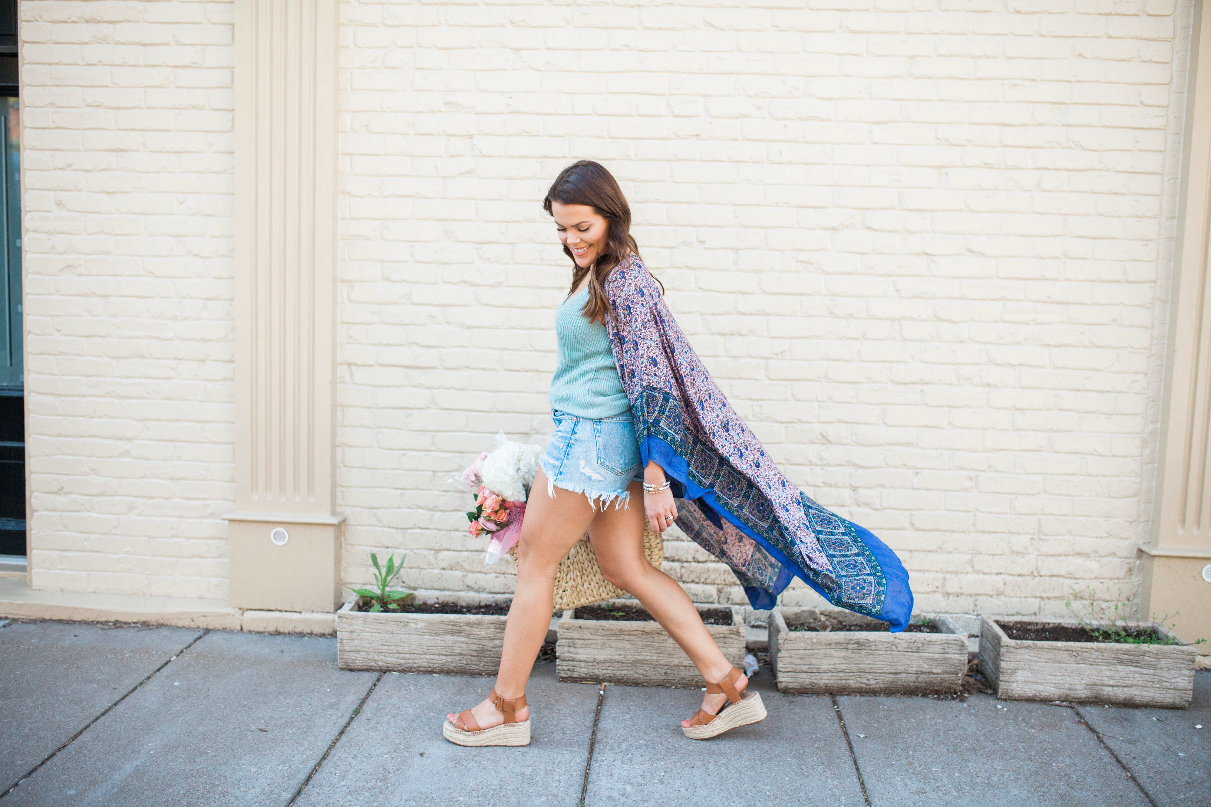 Casual Summer Outfit / How to wear a kimono for summer