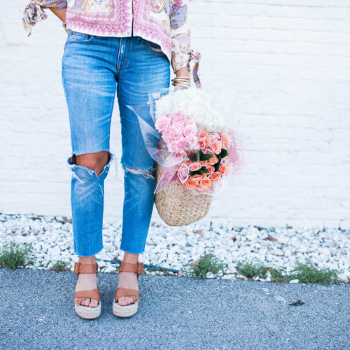 Casual Spring Style / Free People Blouse
