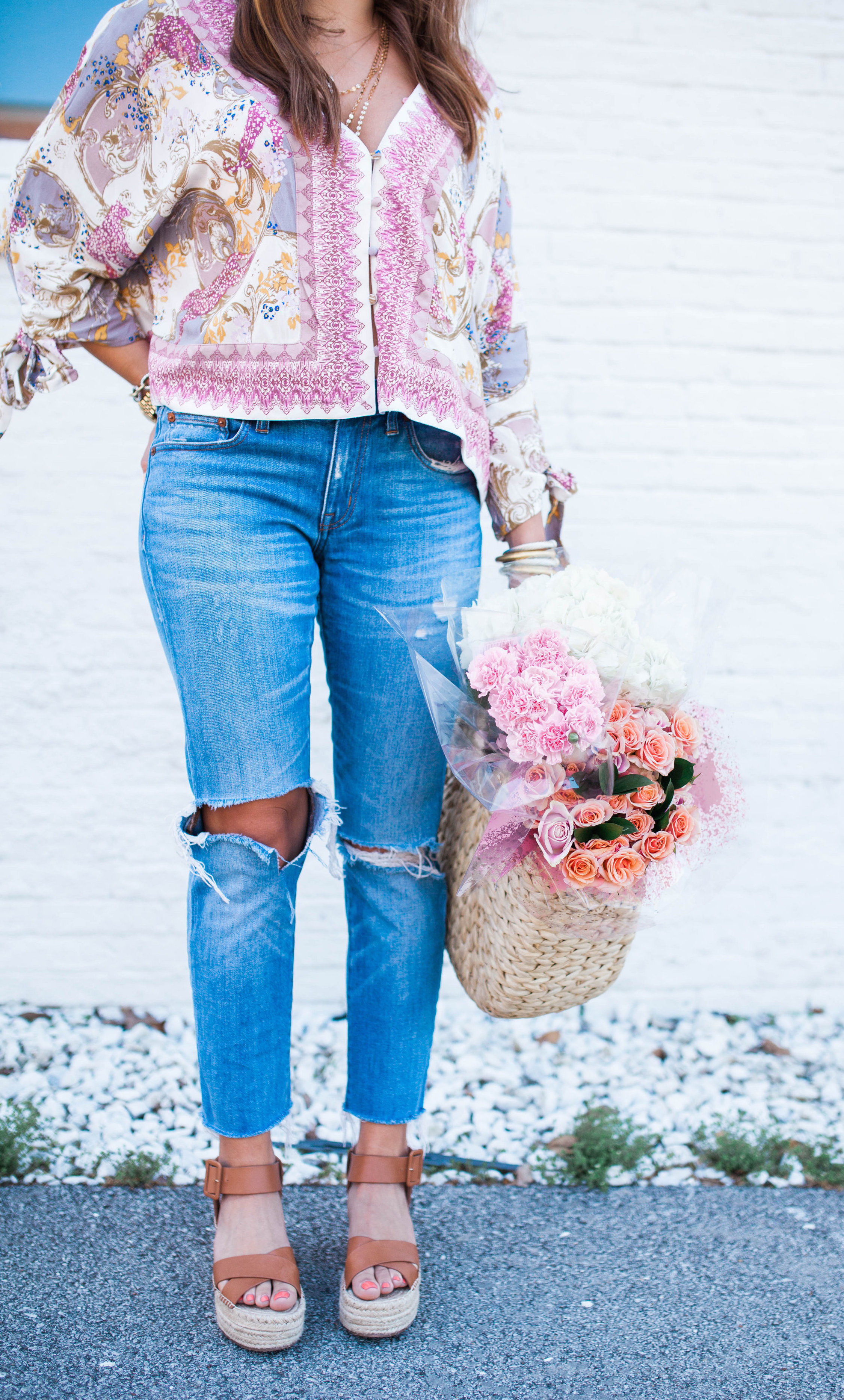 Casual Spring Style / Free People Blouse 