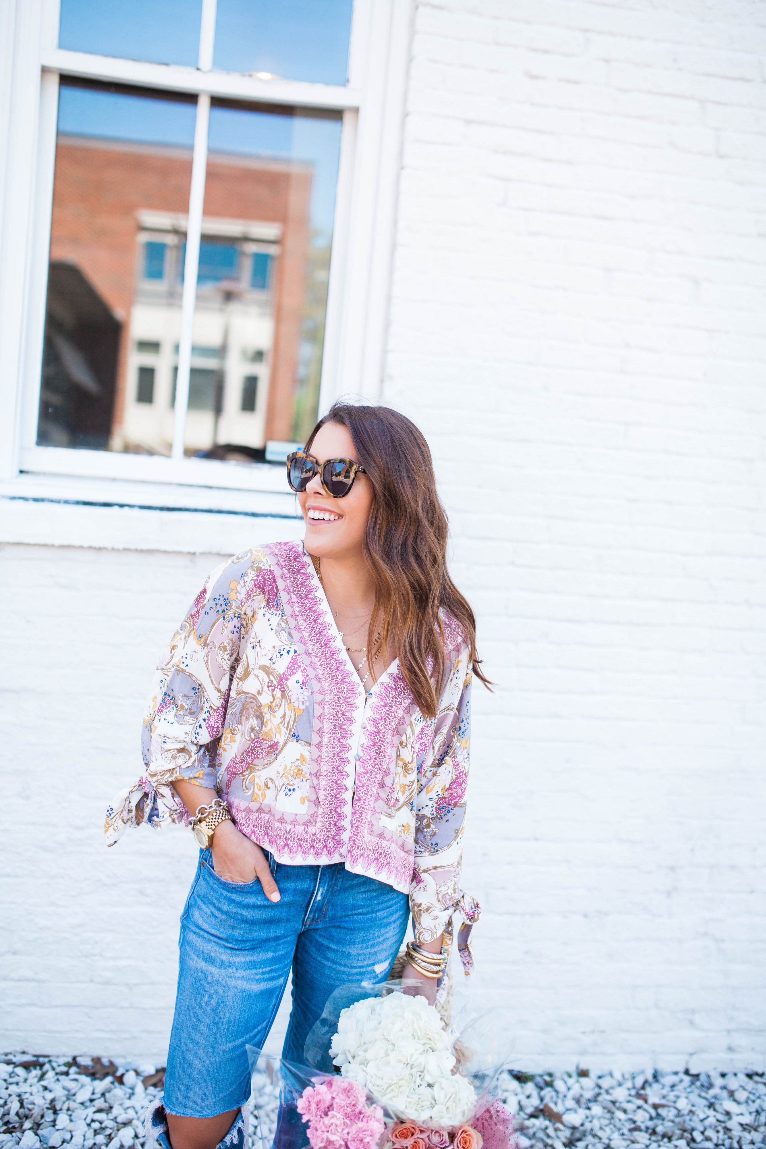 Casual Spring Style / Free People Blouse 