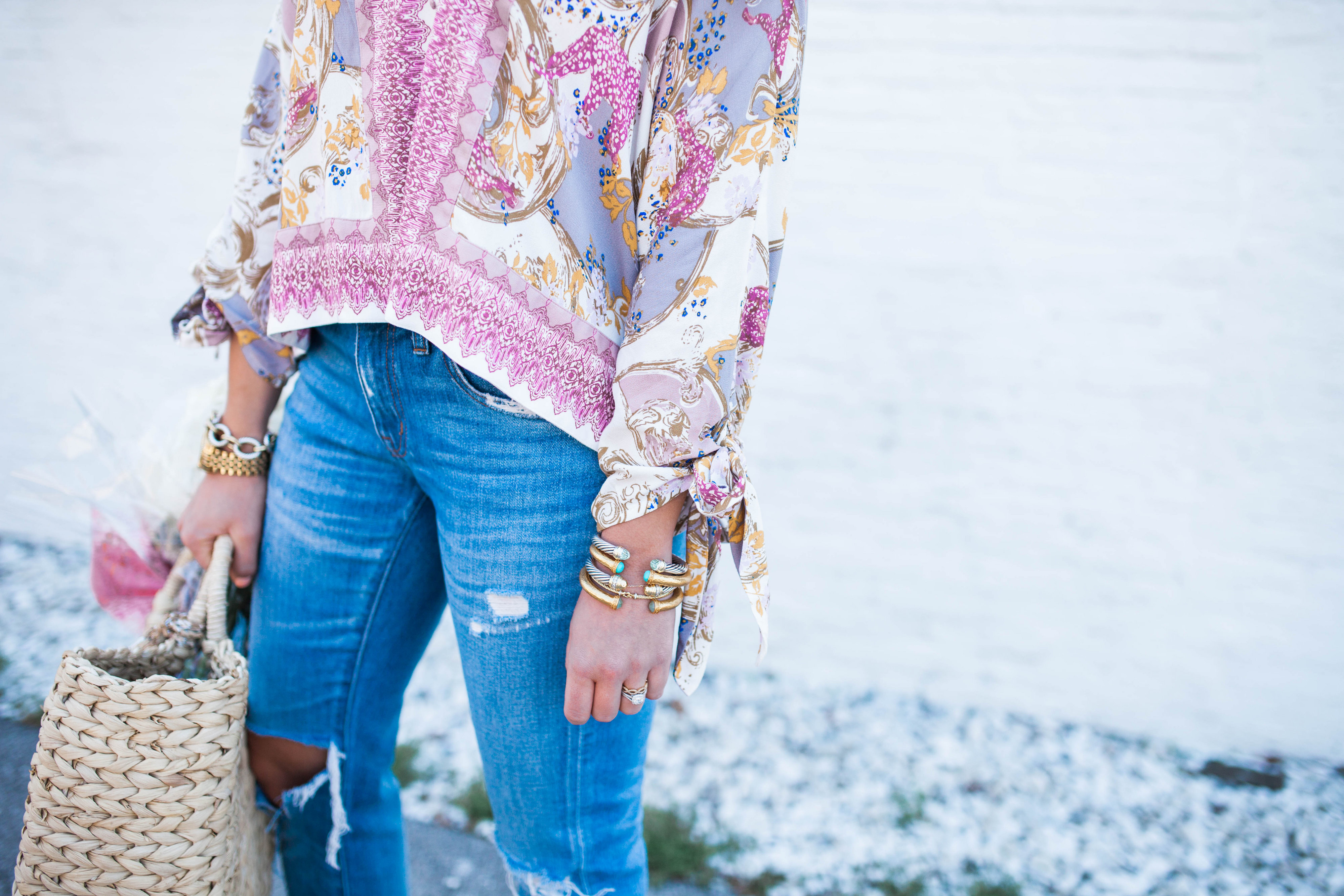 Casual Spring Style / Free People Blouse 