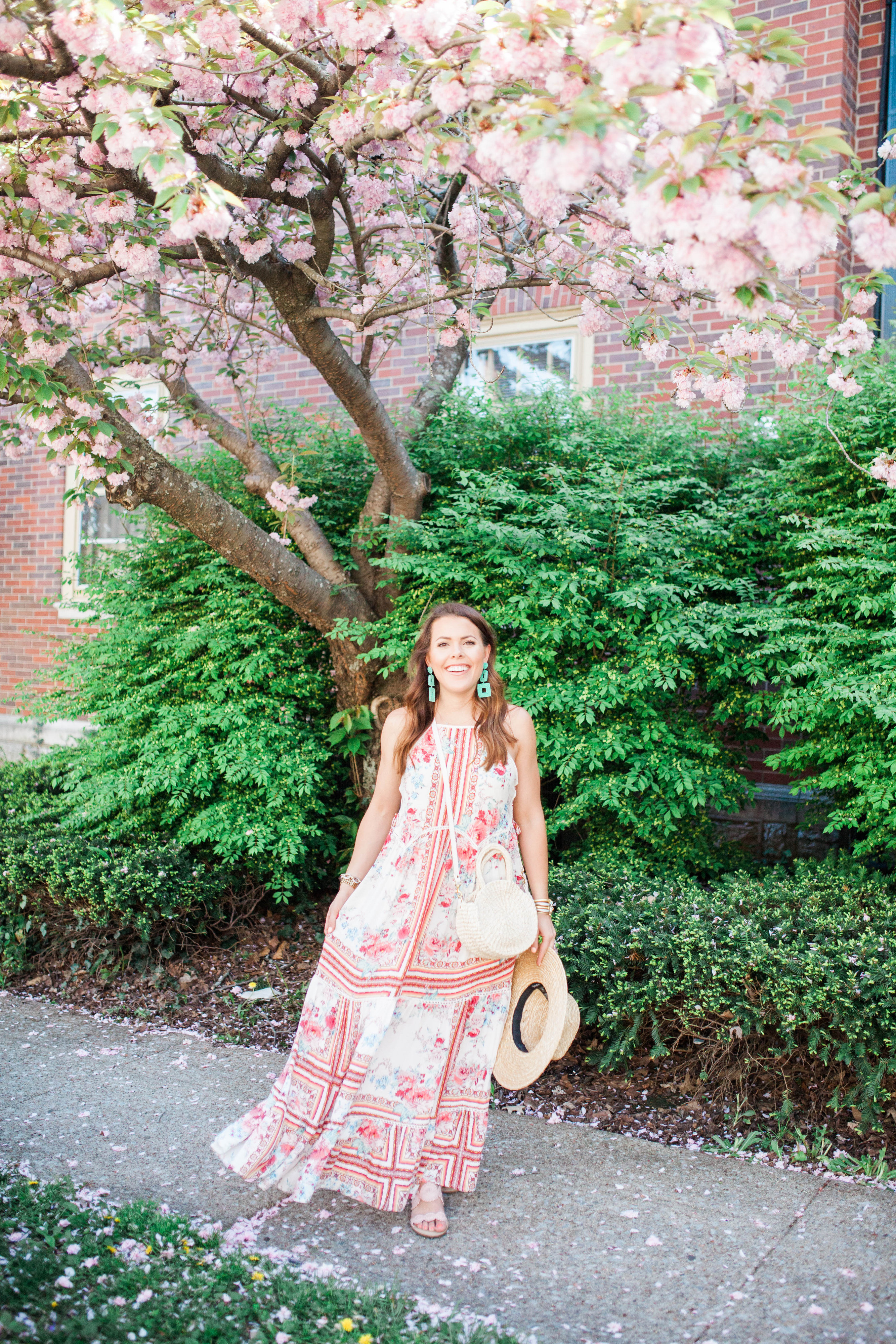 Printed Maxi Dress for Spring & Summer 