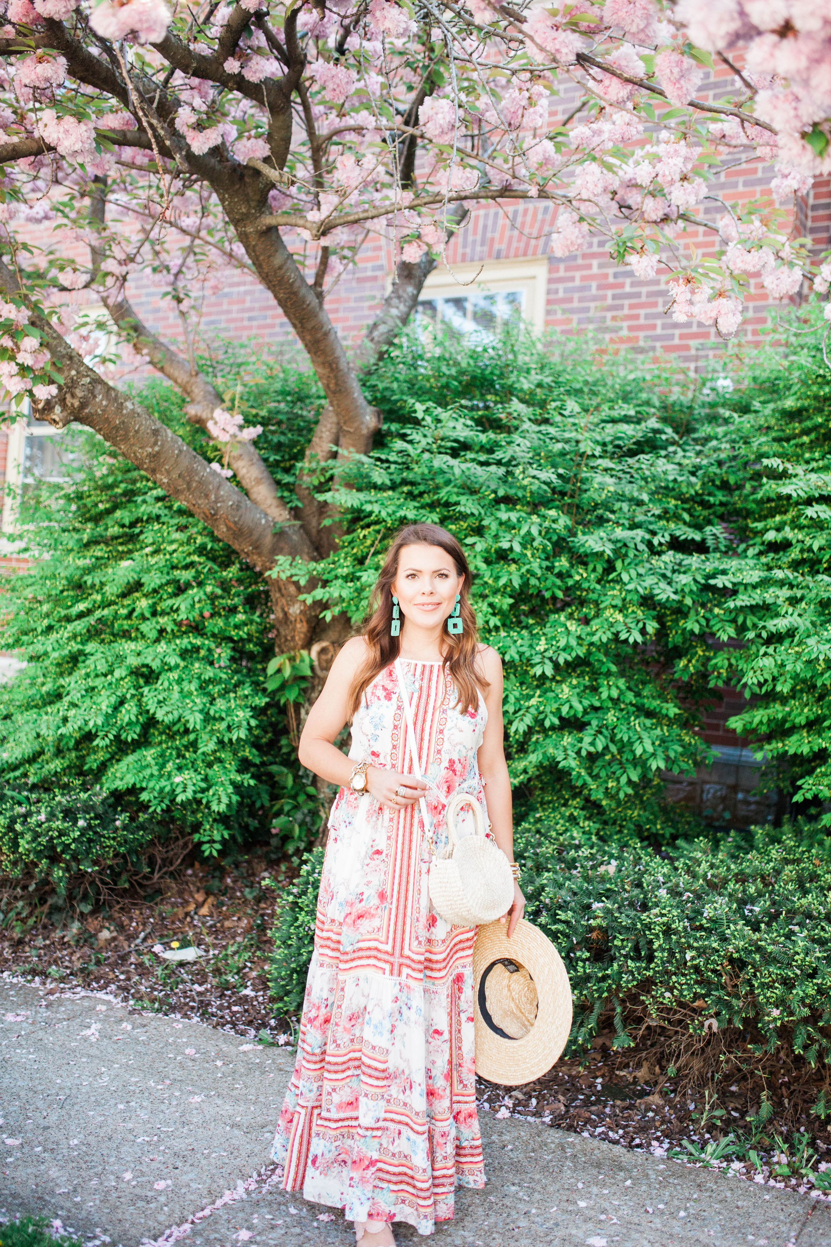 printed maxi dress - Glitter & Gingham