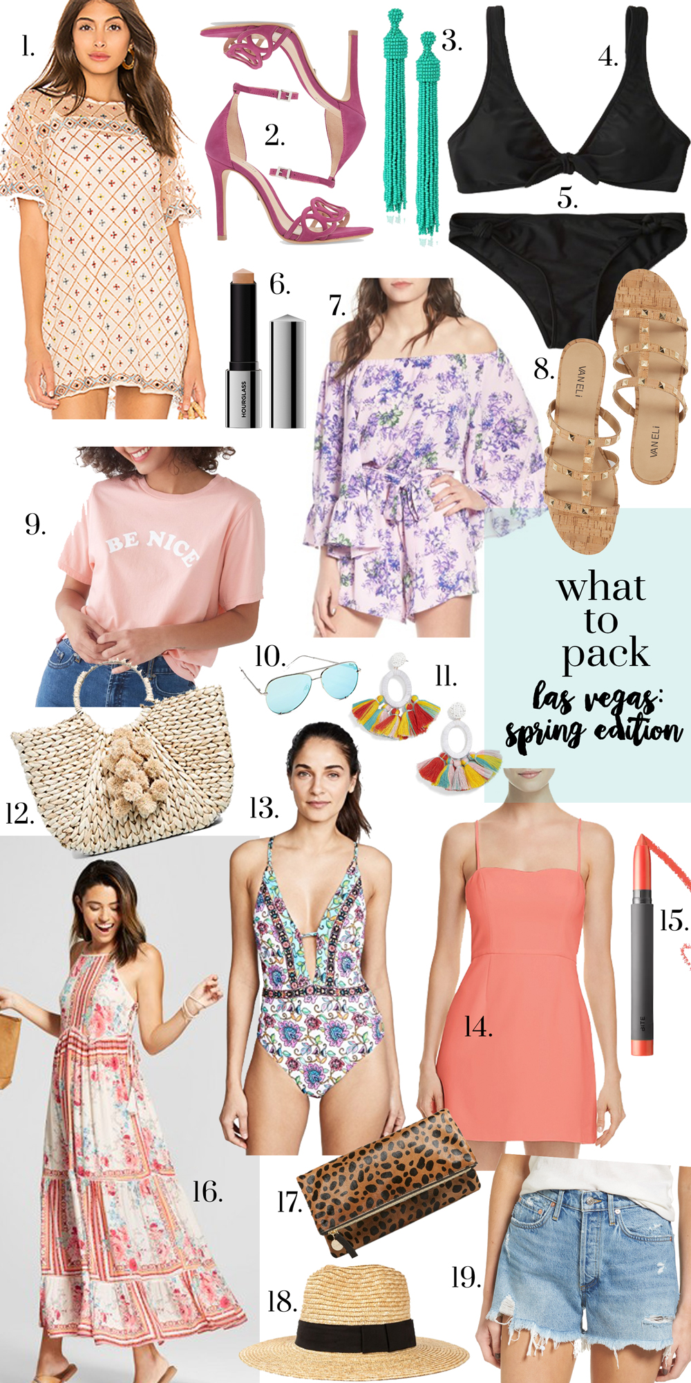 What to pack for vegas / what to wear in vegas