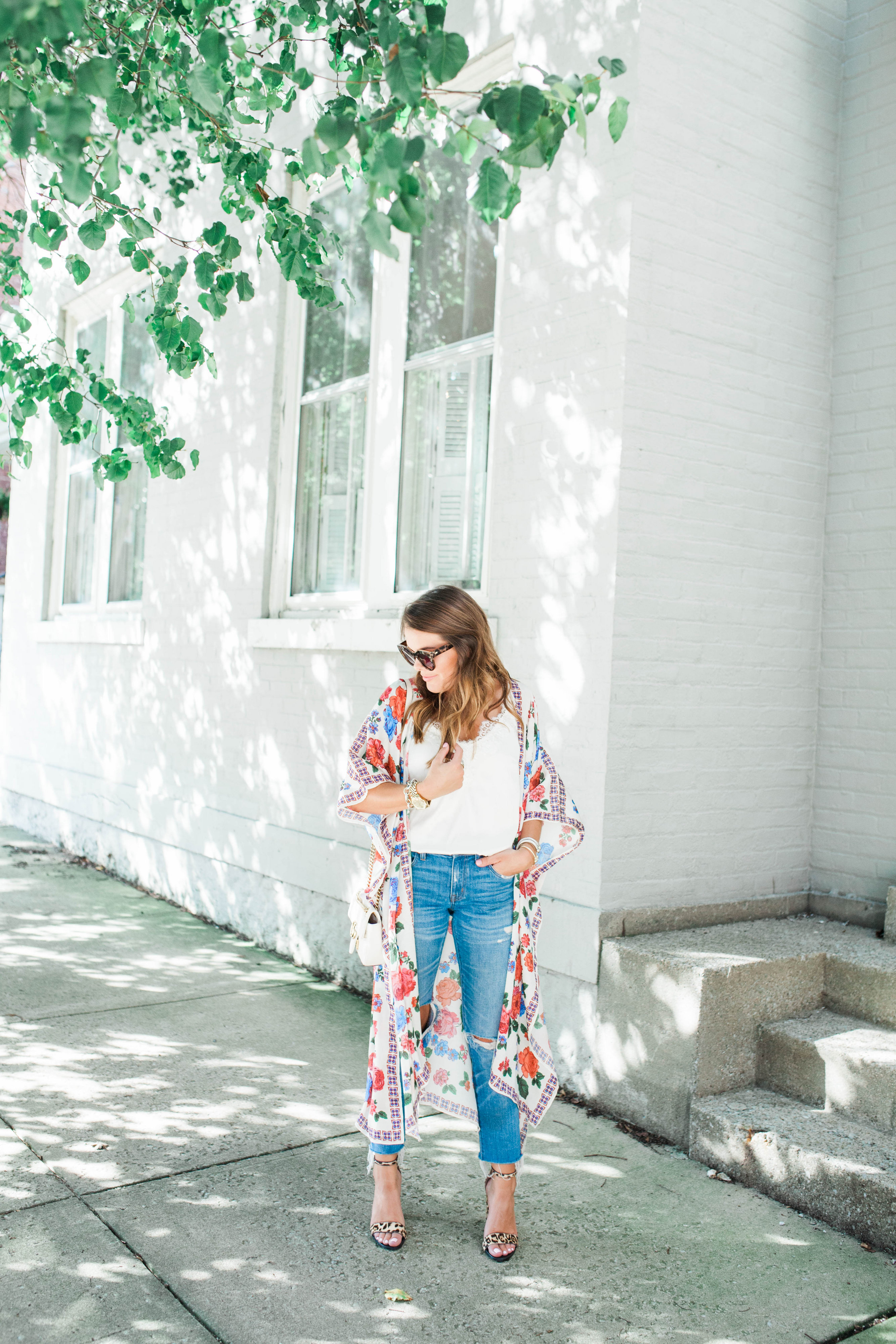 Long Floral Kimono / Summer Style 