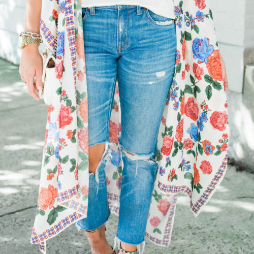 Long Floral Kimono / Summer Style