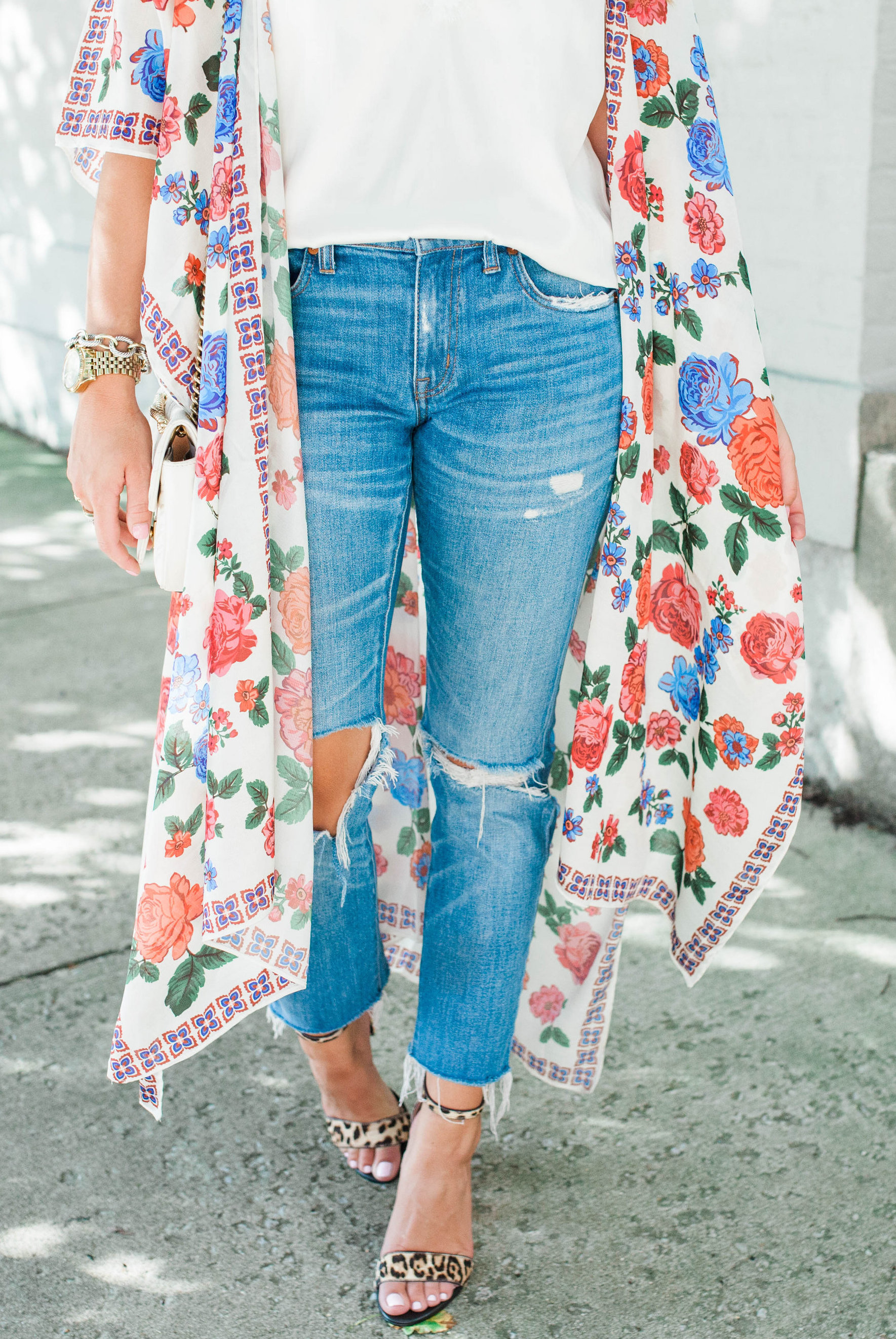 Long Floral Kimono / Summer Style 