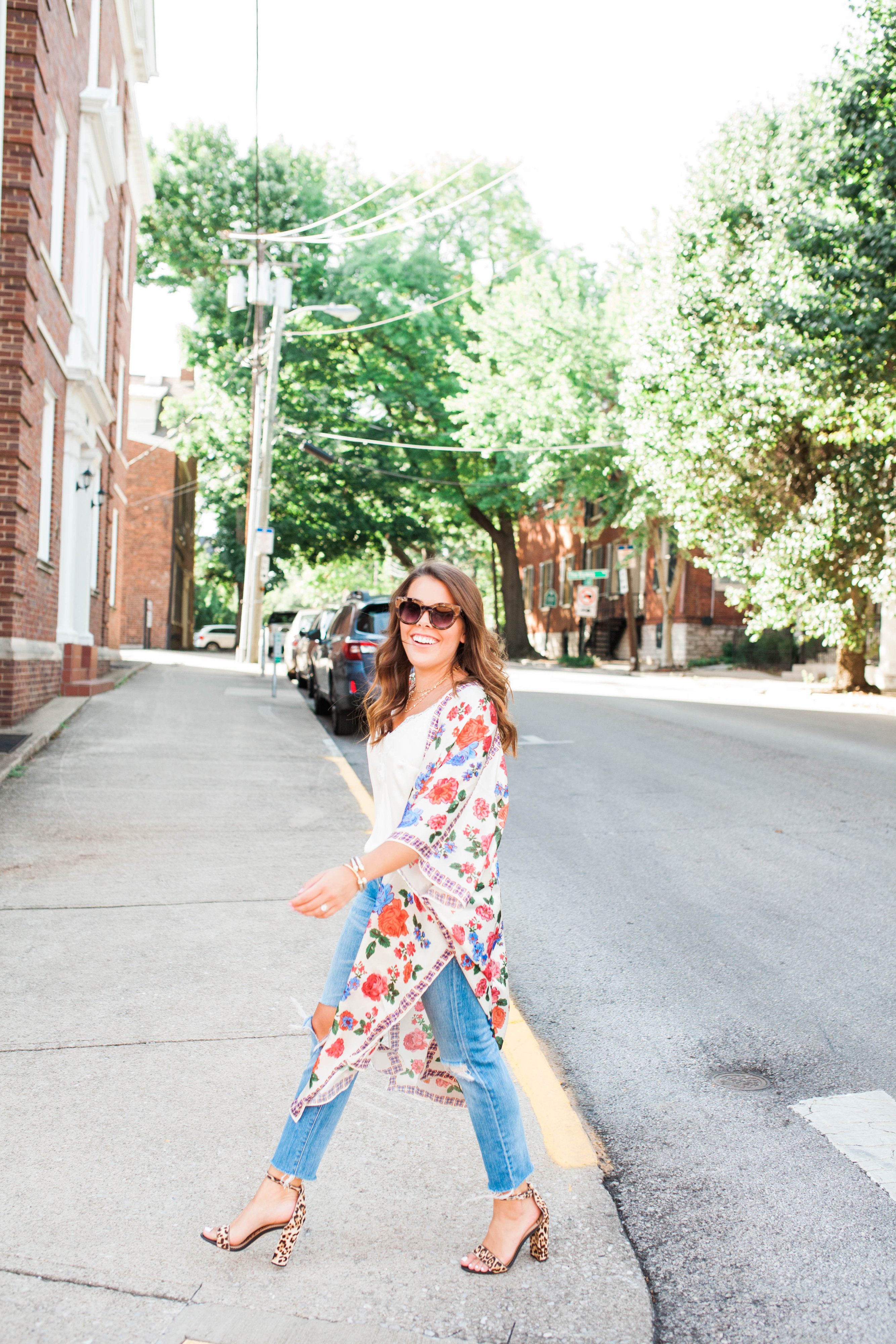 Long Floral Kimono / Summer Style 