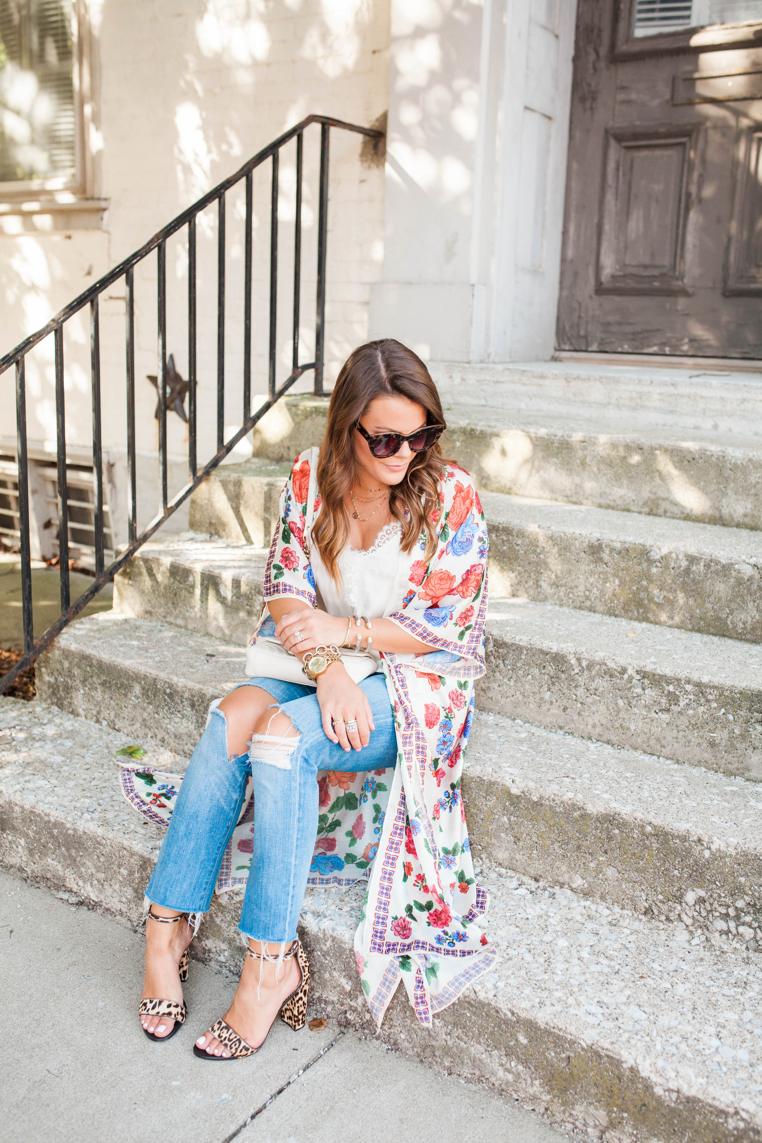 Long Floral Kimono / Summer Style 