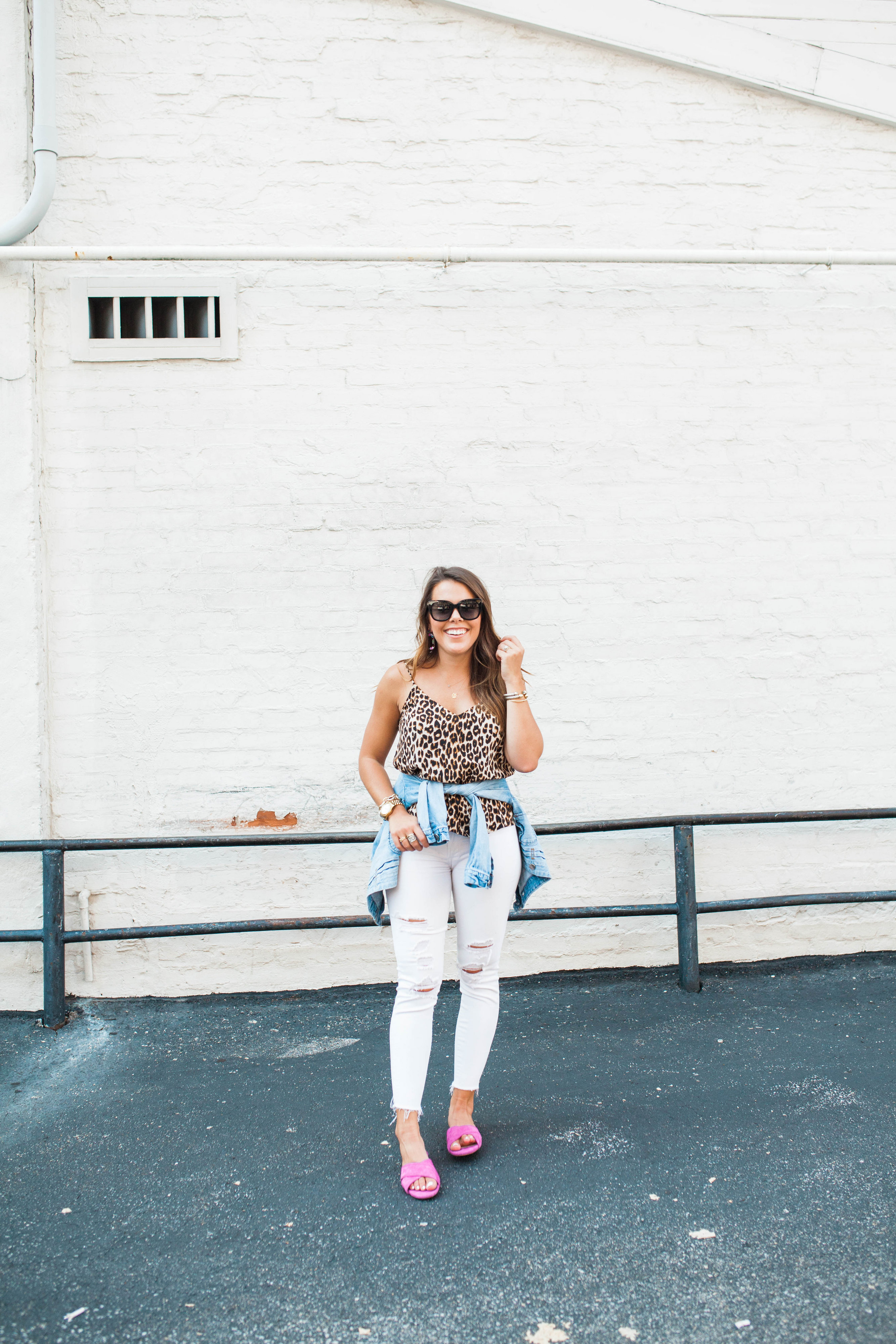 How to style a leopard cami