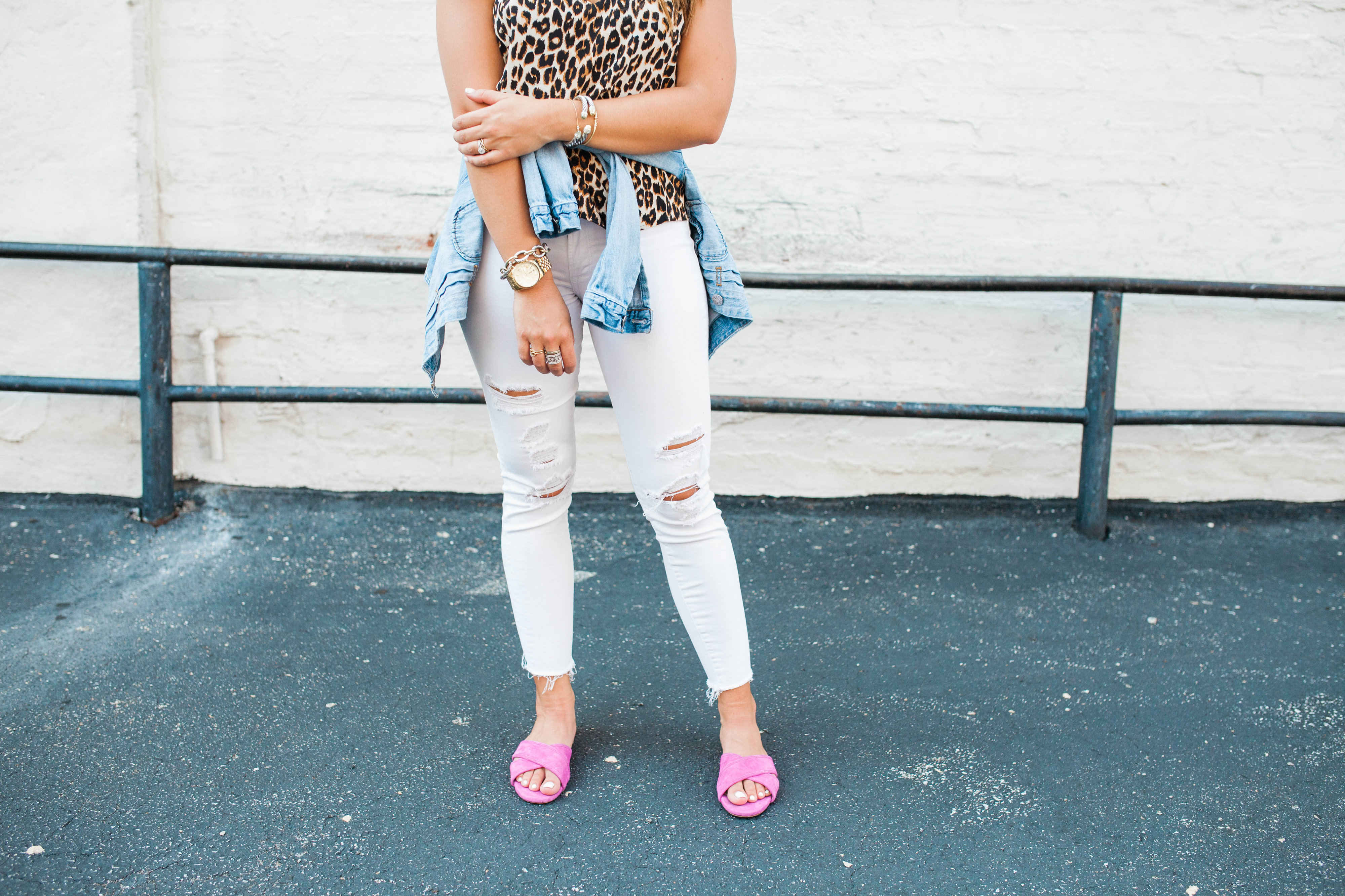 How to style a leopard cami