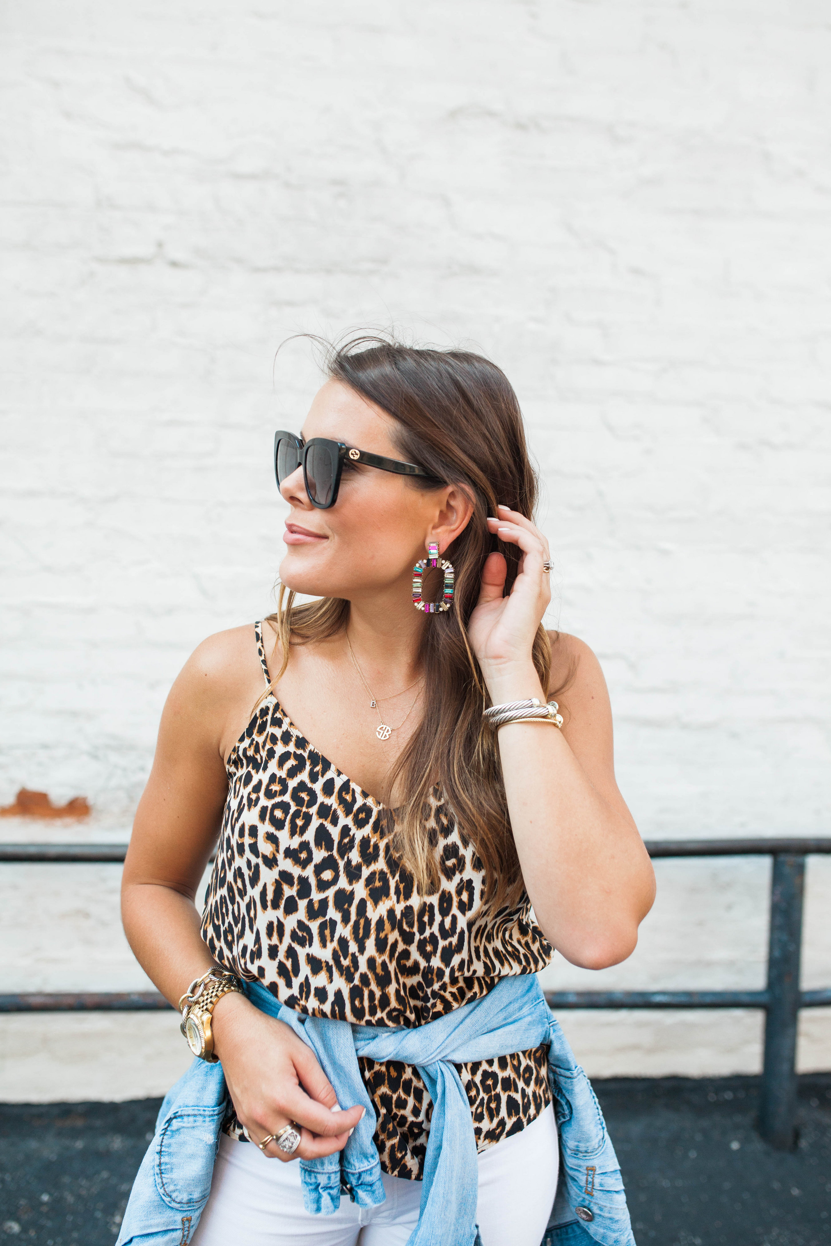 How to style a leopard cami