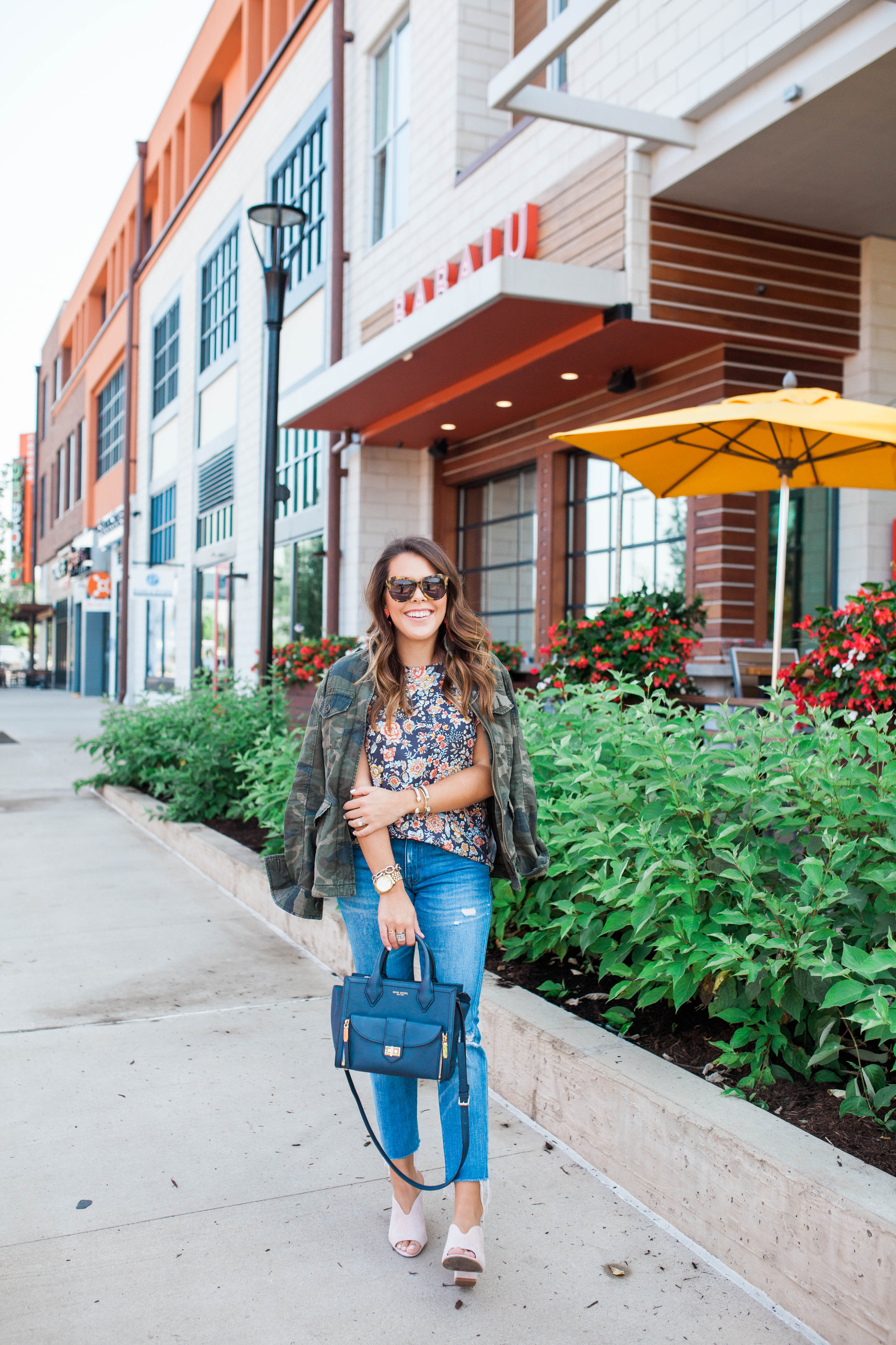 Fall Floral Blouse / Fall to summer style 