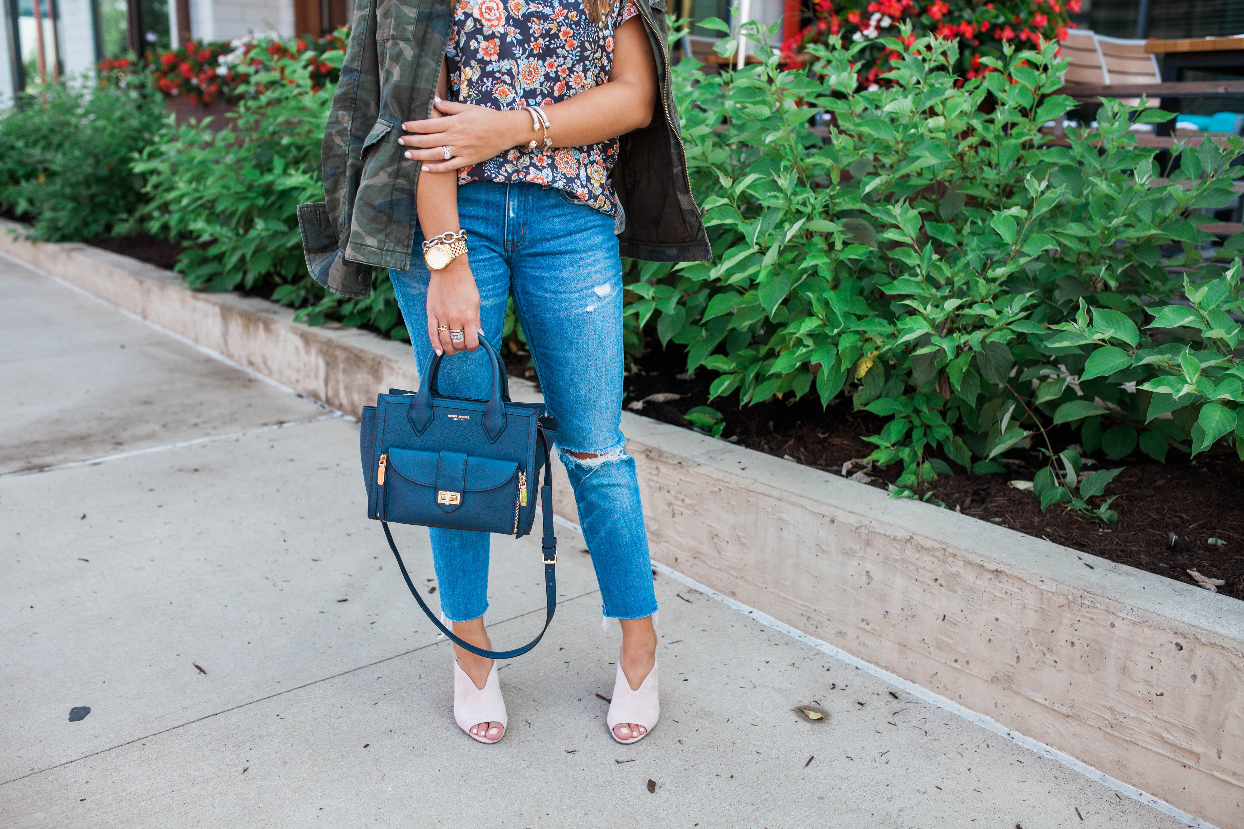 Fall Floral Blouse / Fall to summer style 