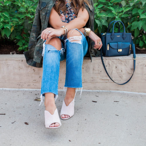 Fall Floral Blouse / Fall to summer style