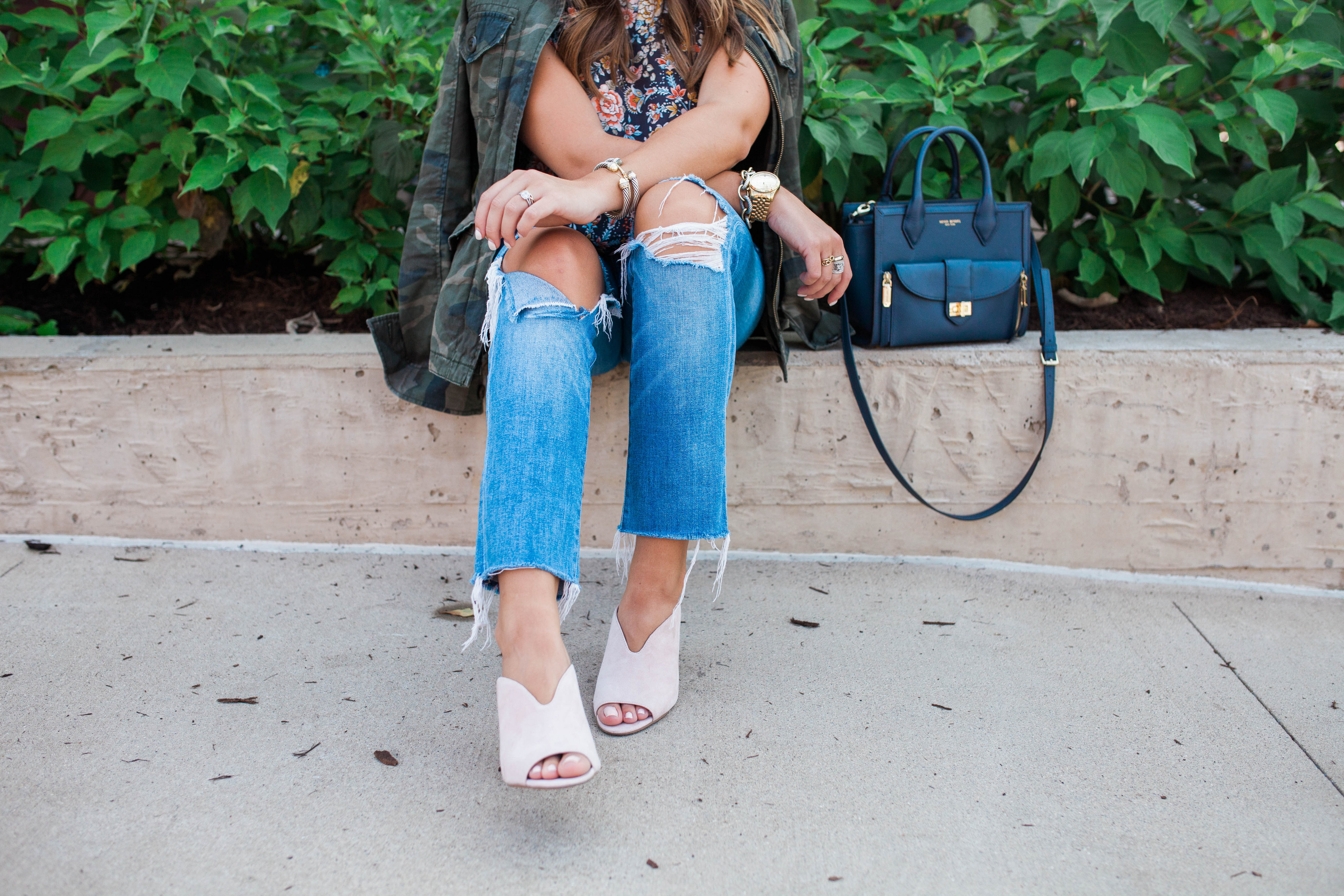 Fall Floral Blouse / Fall to summer style 