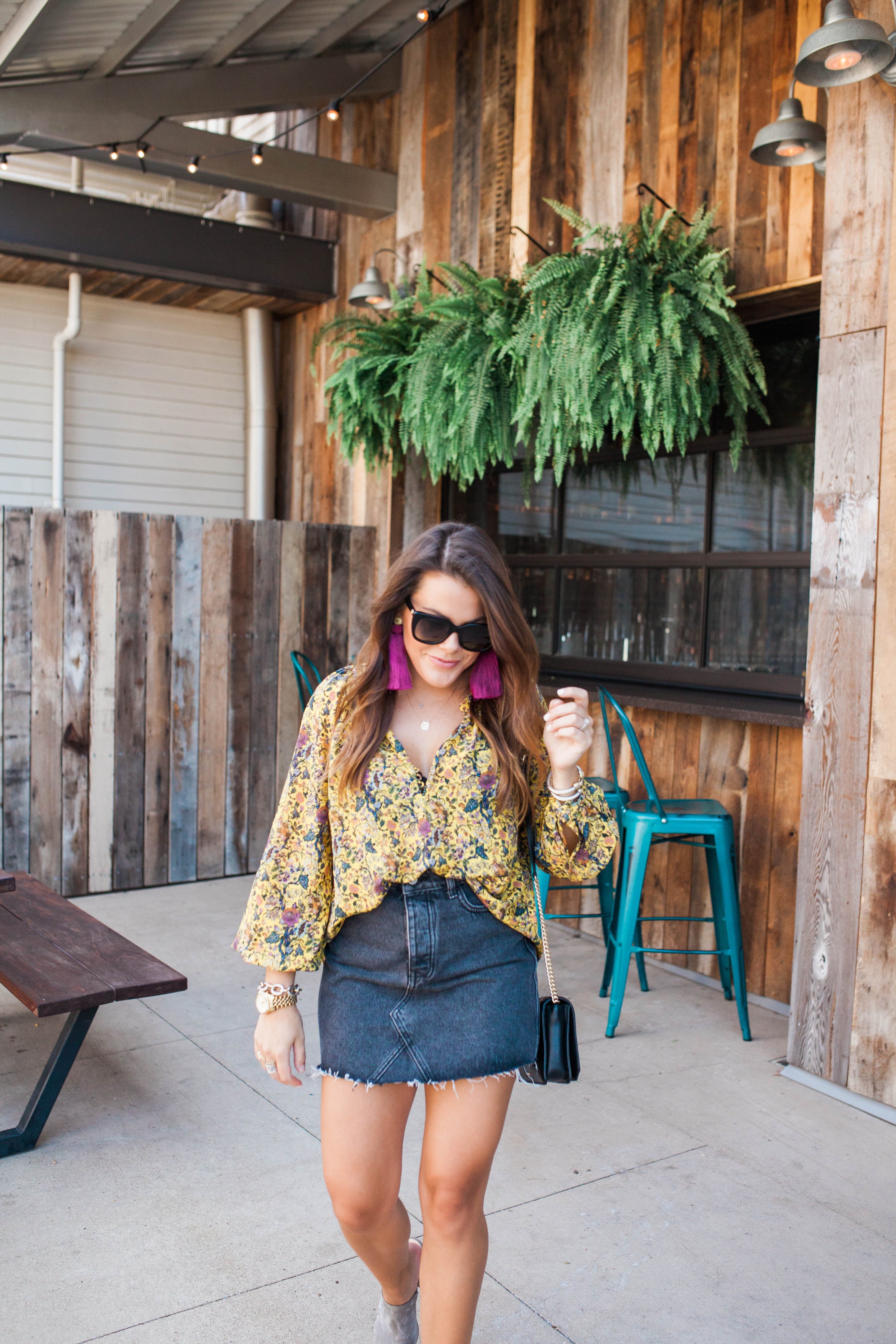 How to make florals edgy / edgy fall florals 