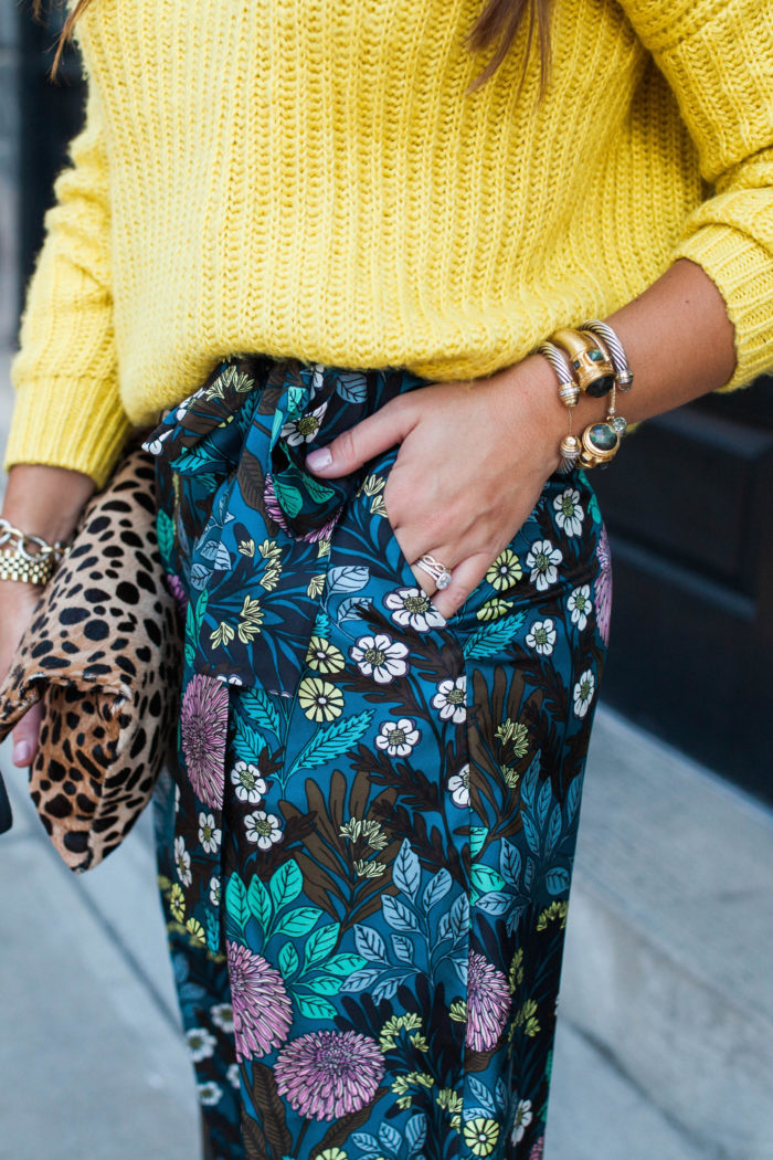 Floral Pants for Fall