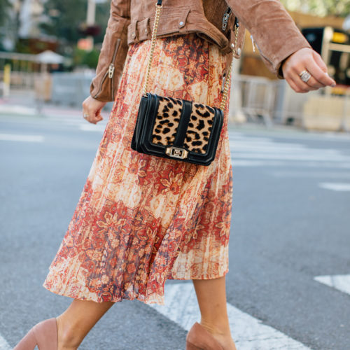 New York City Photo Opp / Flatiron Building / Printed Midi Skirt