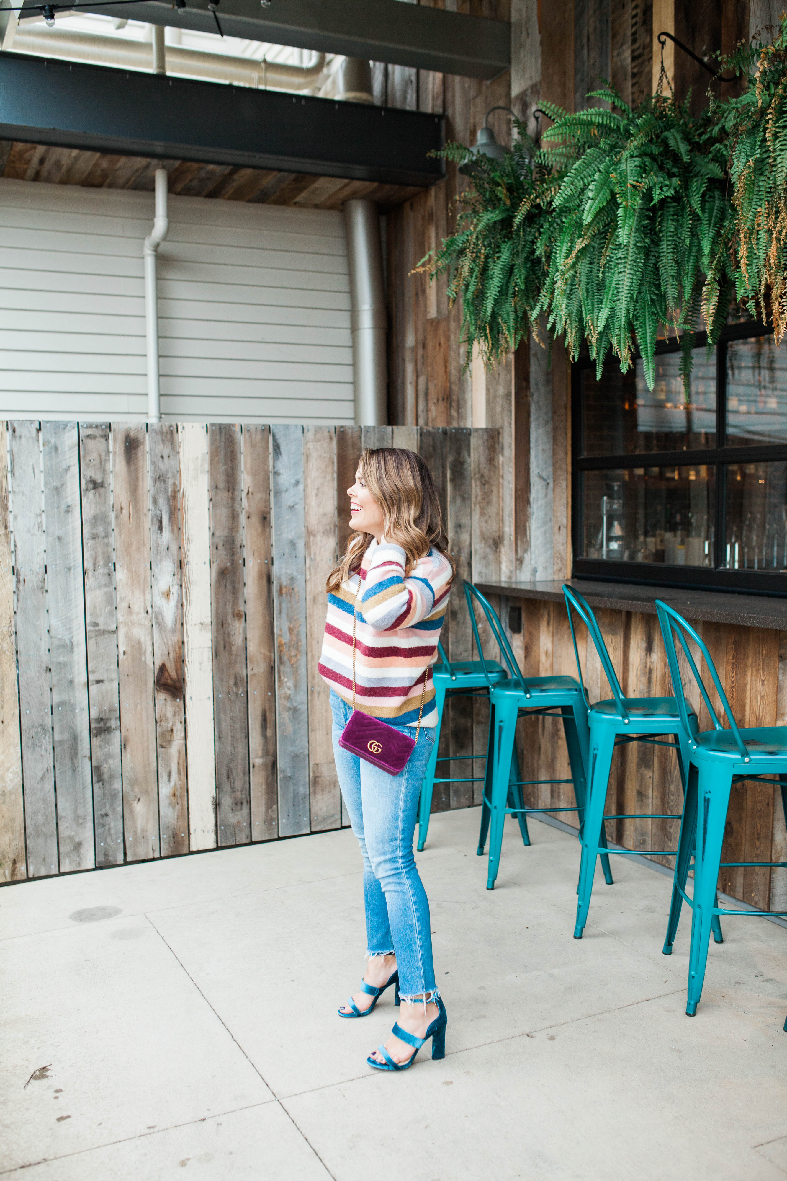 Fall Stripes / Thanksgiving outfit idea