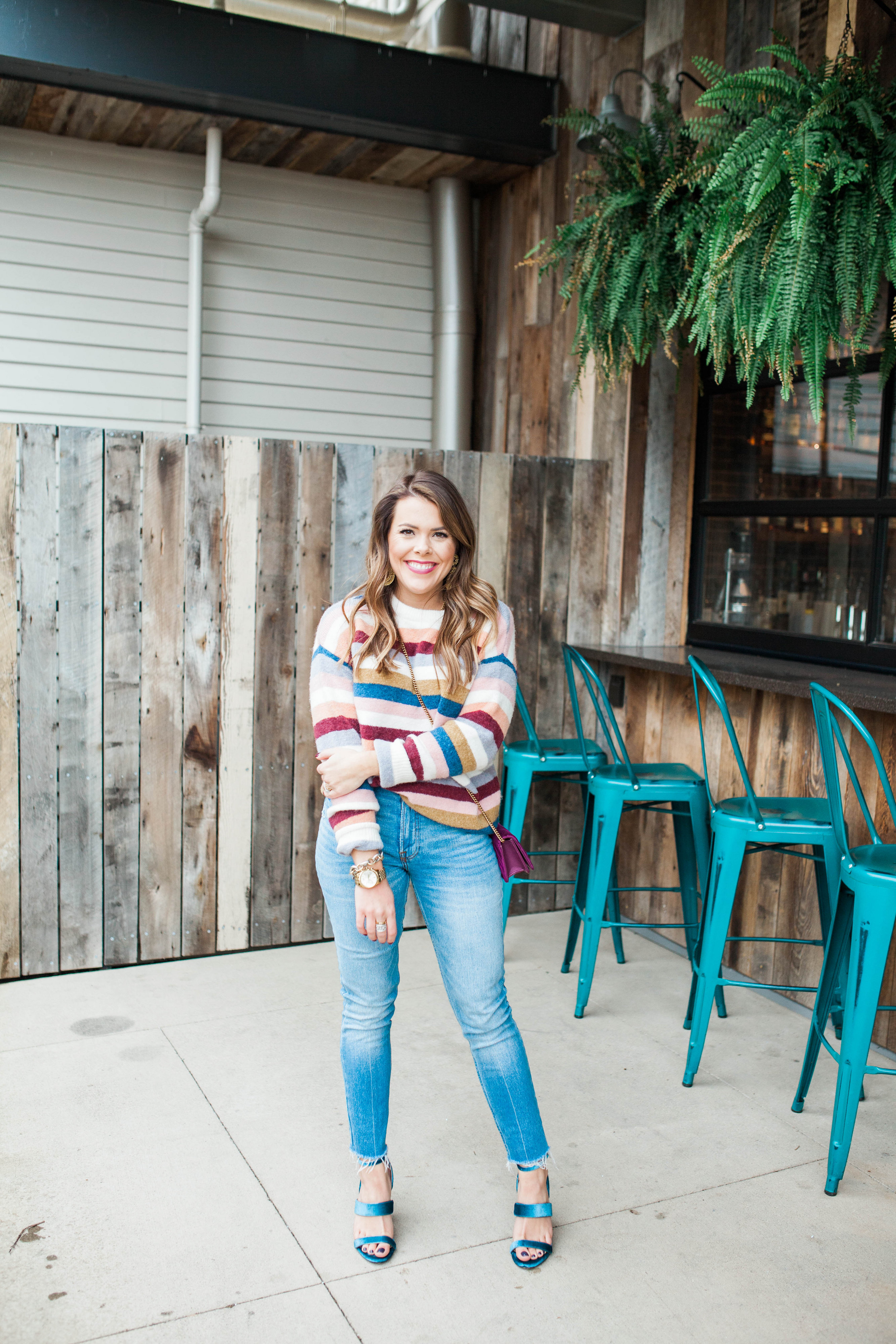 Fall Stripes / Thanksgiving outfit idea