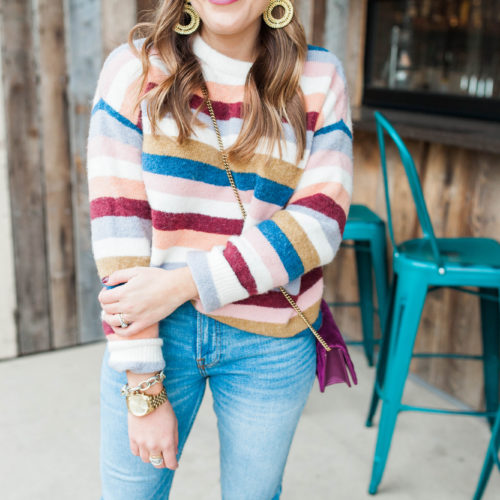 Fall Stripes / Thanksgiving outfit idea