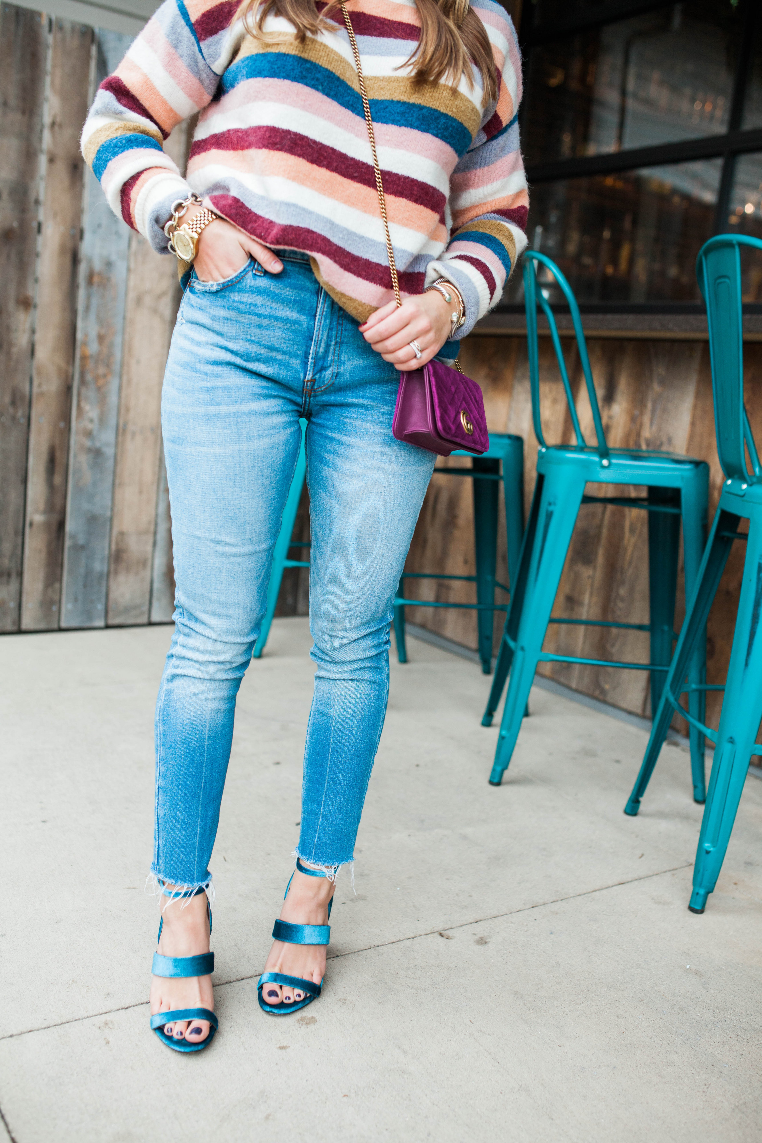 Fall Stripes / Thanksgiving outfit idea