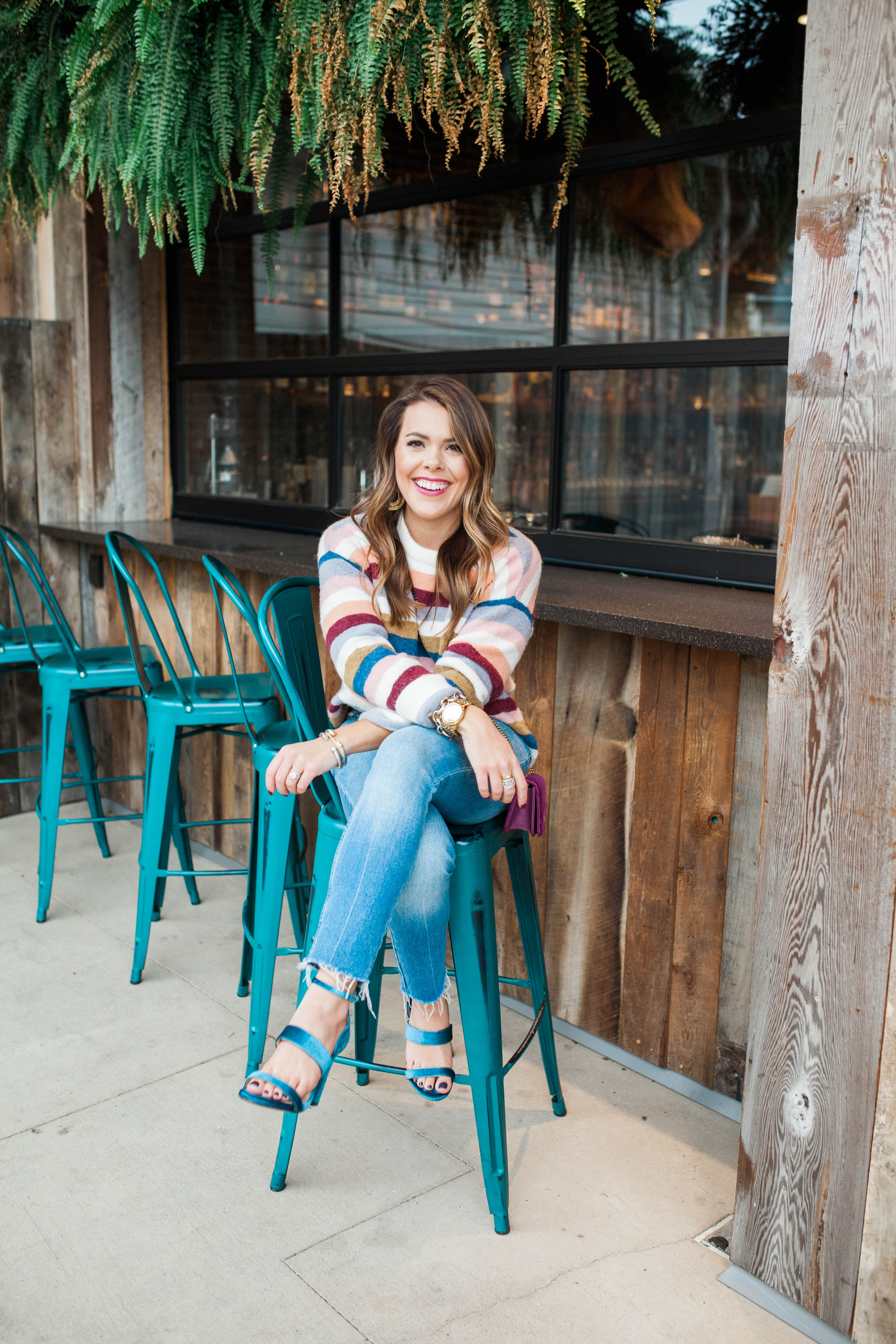 Fall Stripes / Thanksgiving outfit idea