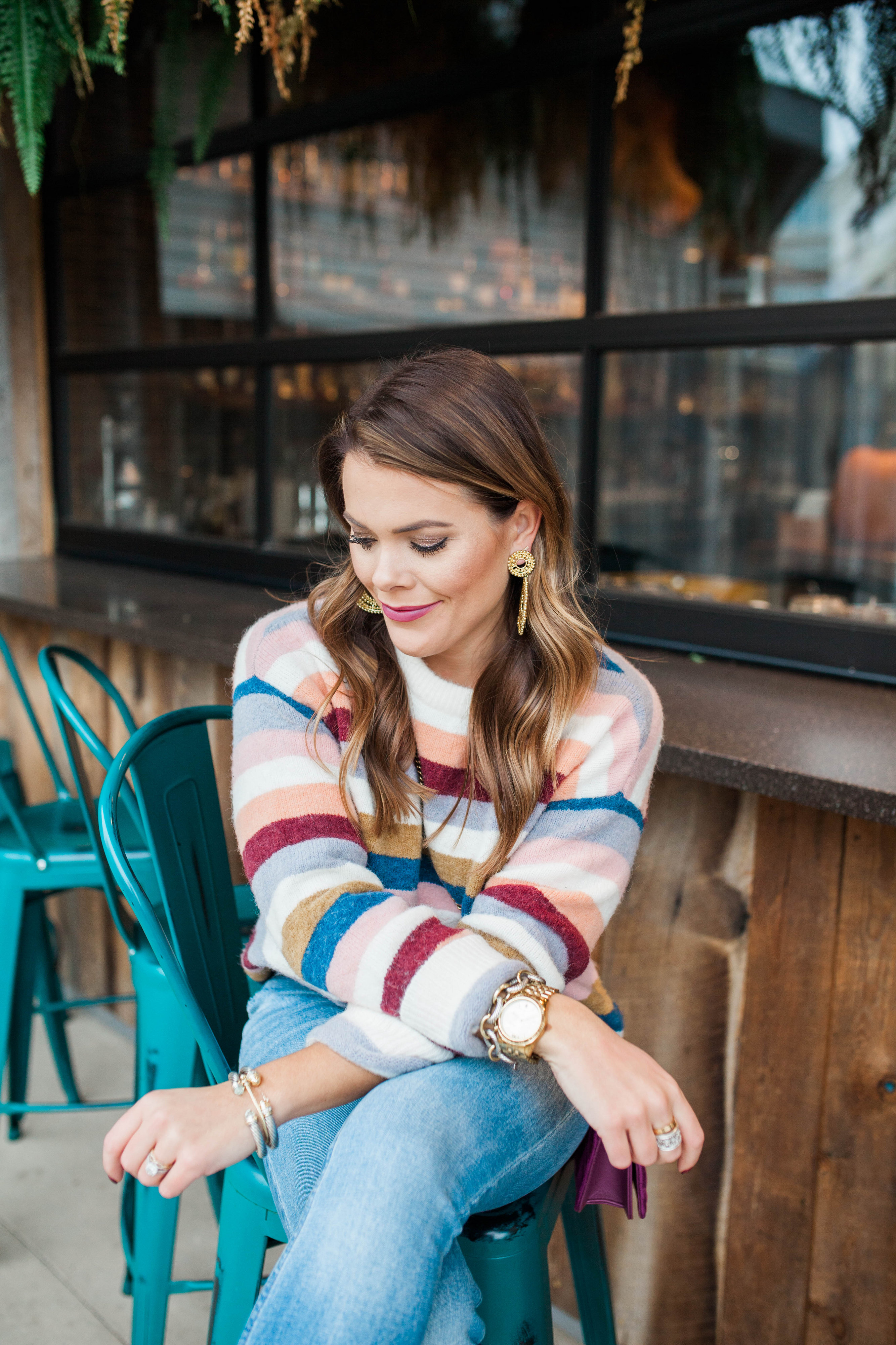 Fall Stripes / Thanksgiving outfit idea