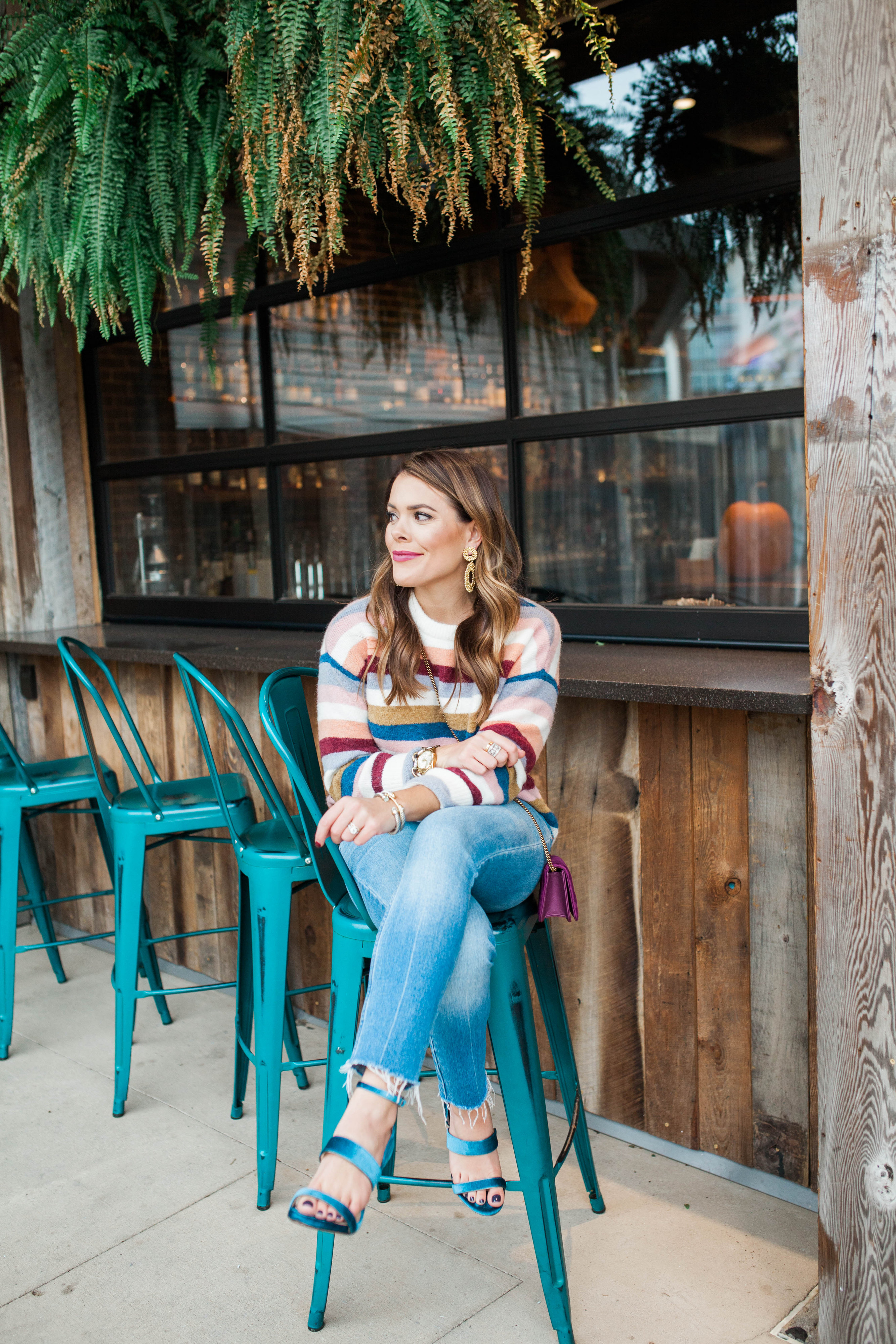 Fall Stripes / Thanksgiving outfit idea