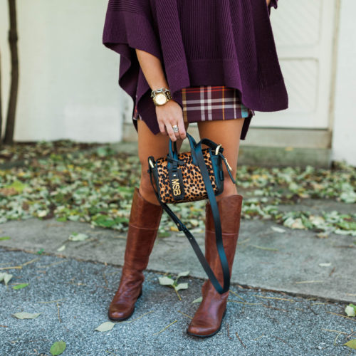 Fall Outfit / Plaid Mini Skirt