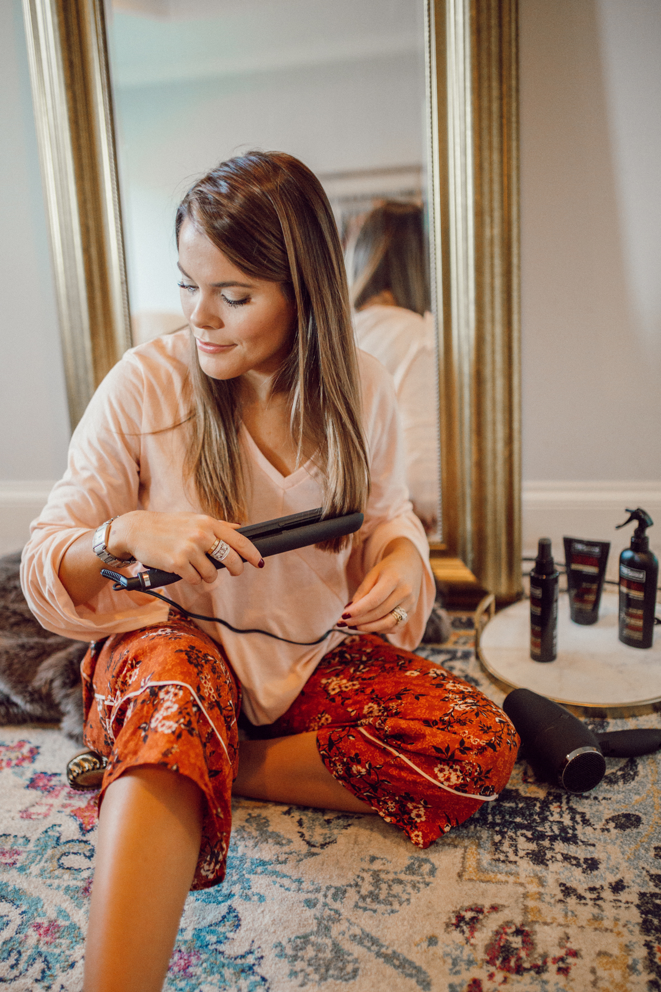 How I Handle Heat with TRESemme Glitter Gingham
