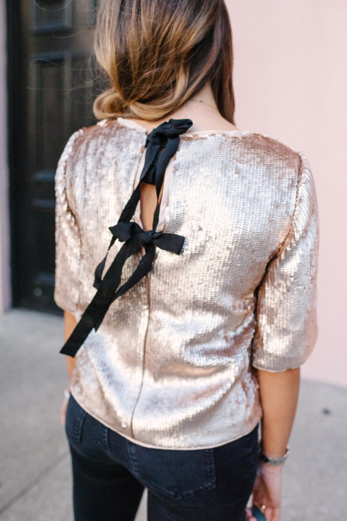 J. Crew Sequin Top