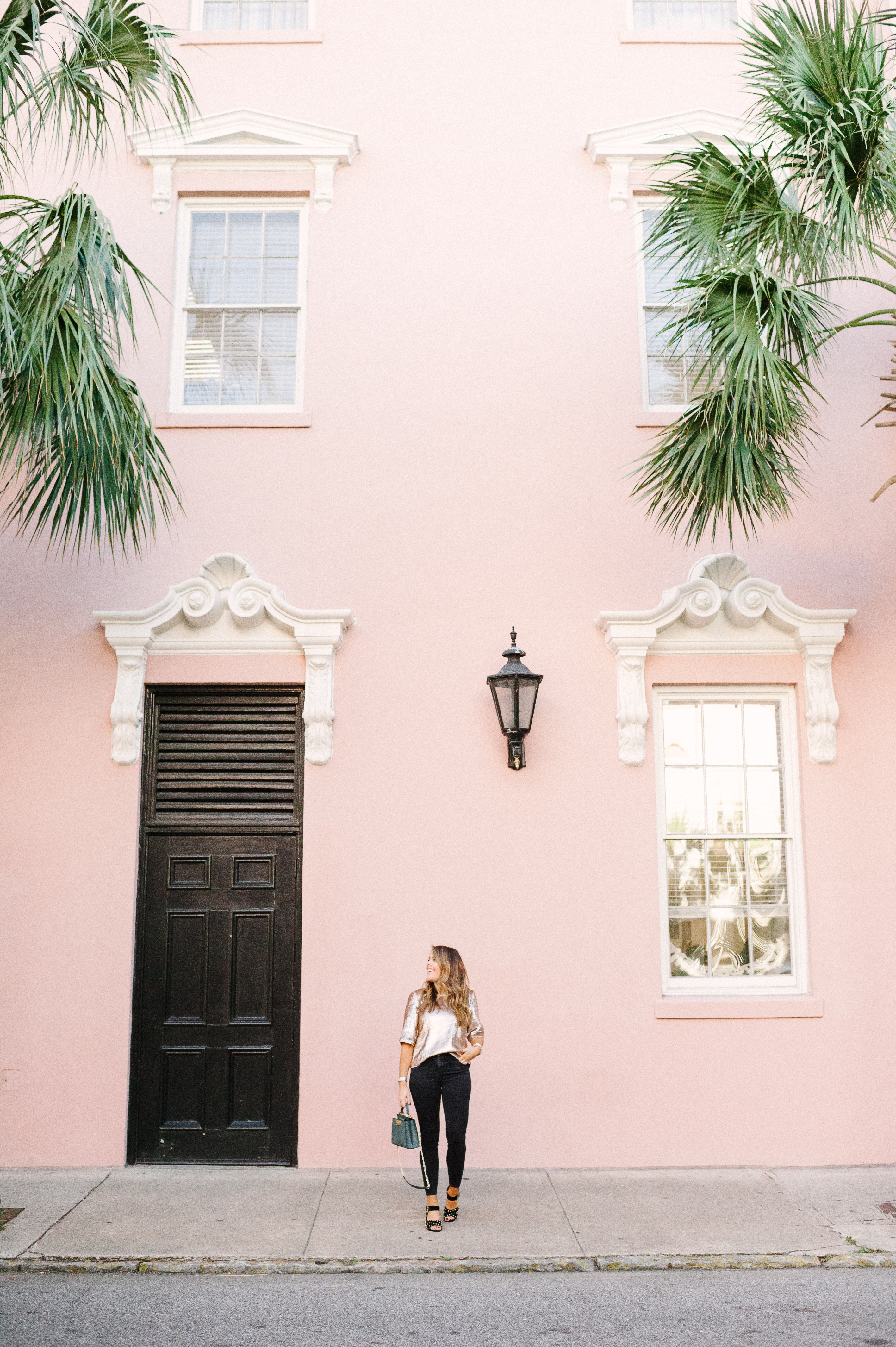 J Crew Sequin Top / Holiday Outfit Idea / Charleston, SC