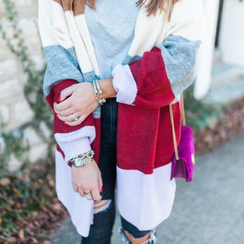 Colorblock Cardigan