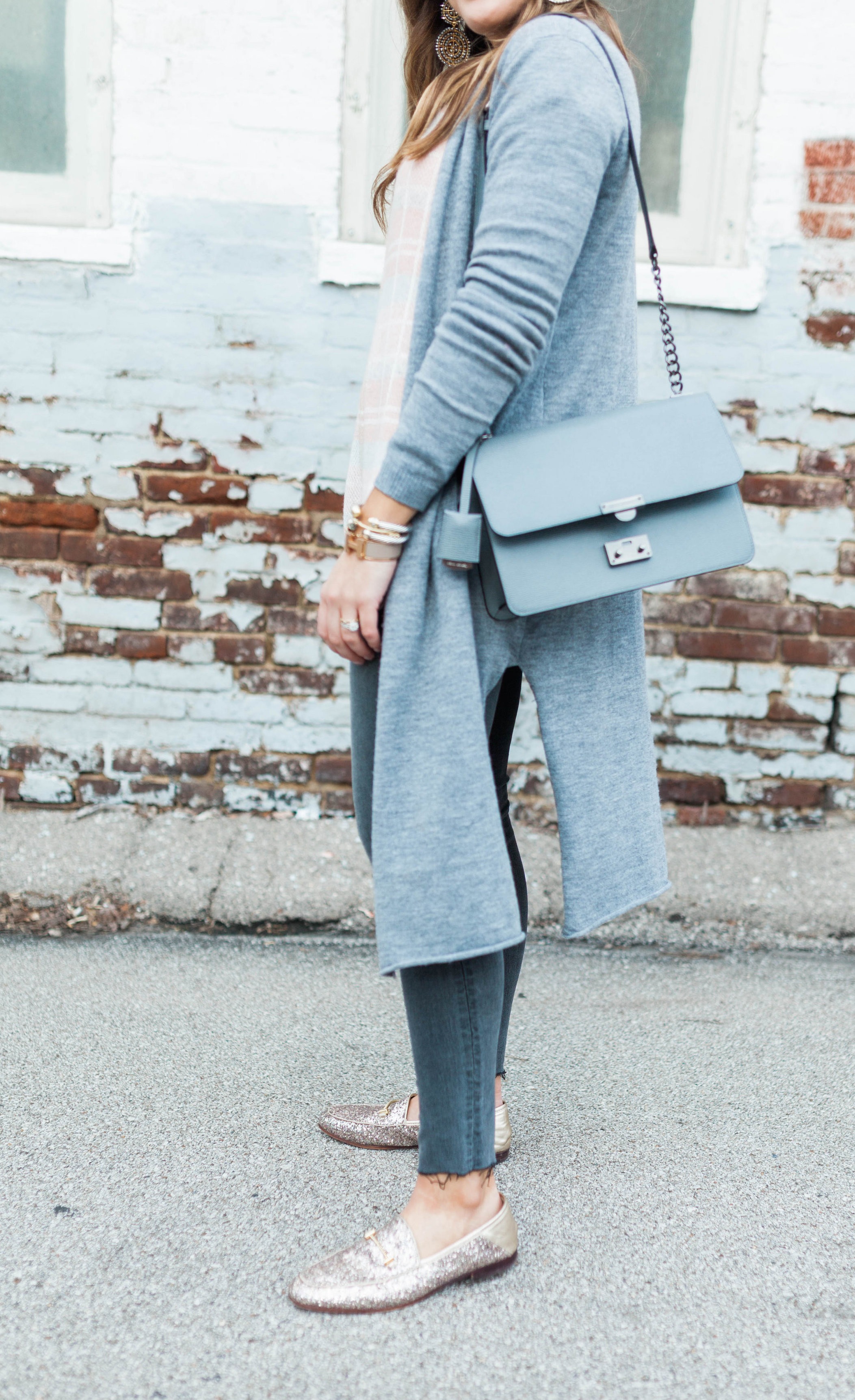 Cozy Plaid Sweater / Winter Outfit