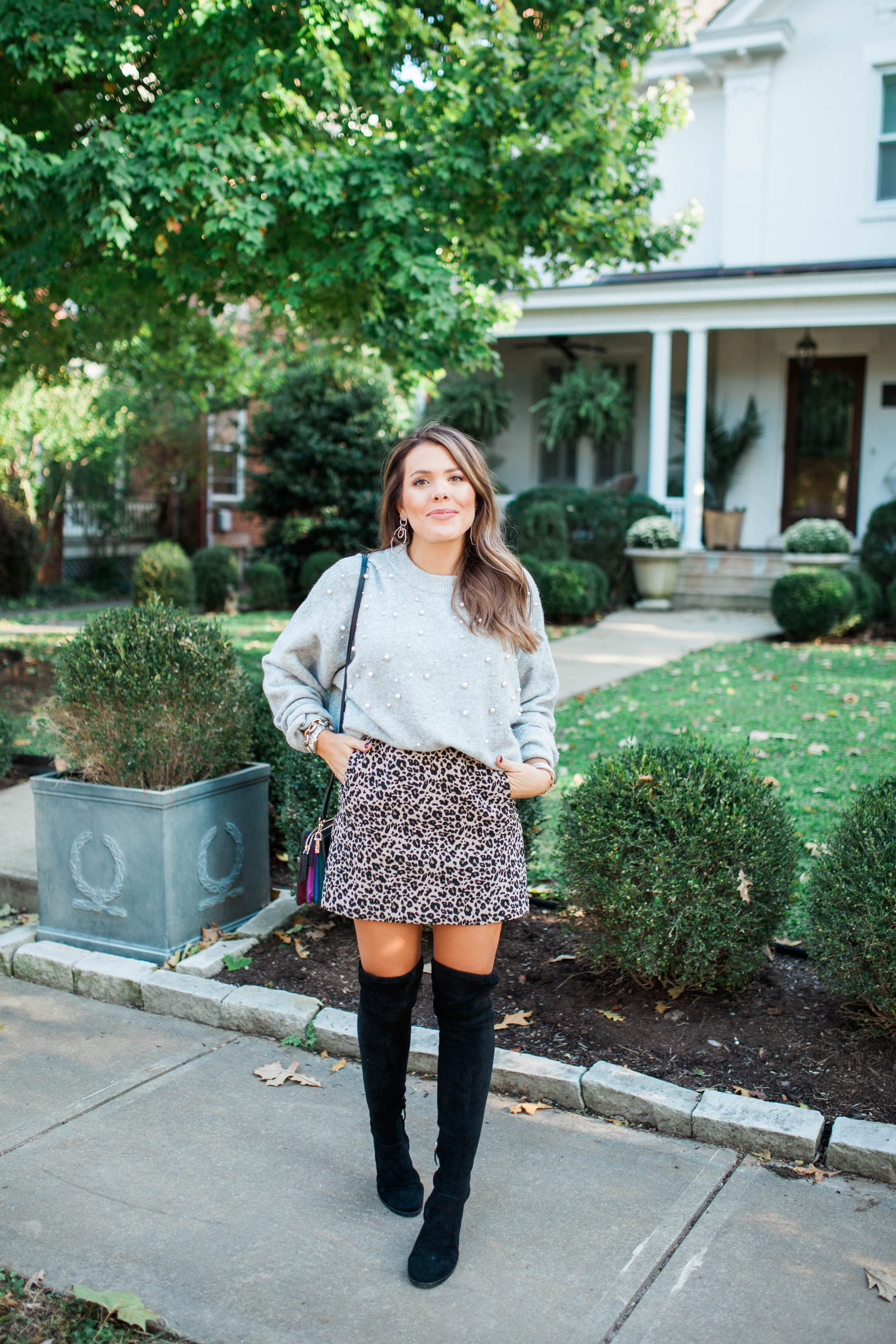 Leopard Skirt / Skirt for Winter