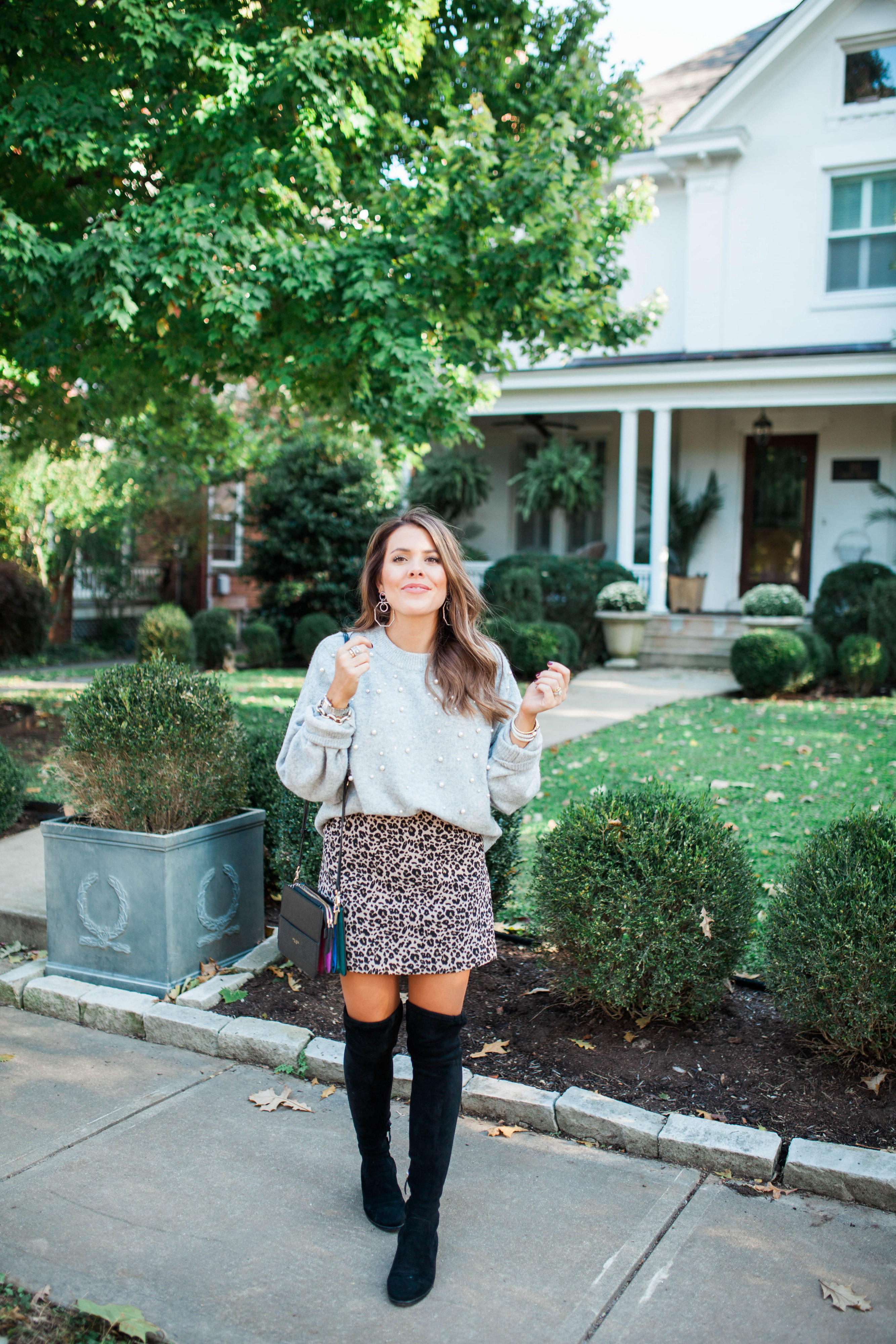 Leopard Skirt / Skirt for Winter