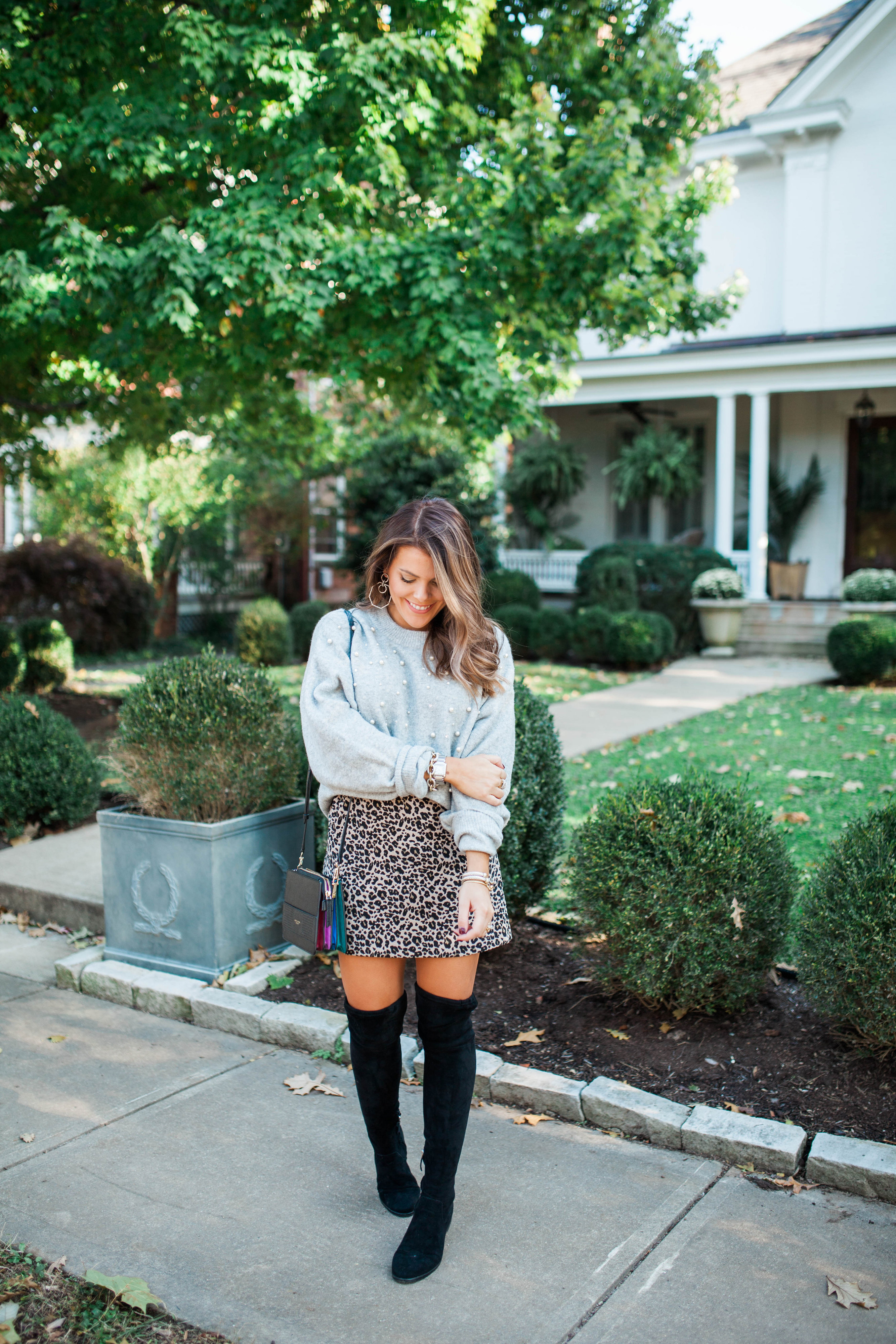 Leopard Skirt Love - Glitter & Gingham