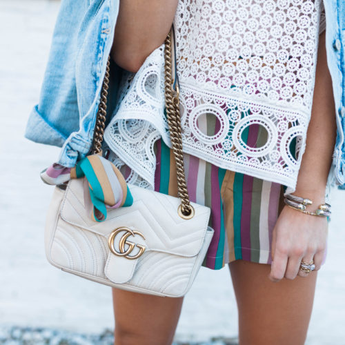 Striped Shorts Spring Outfit