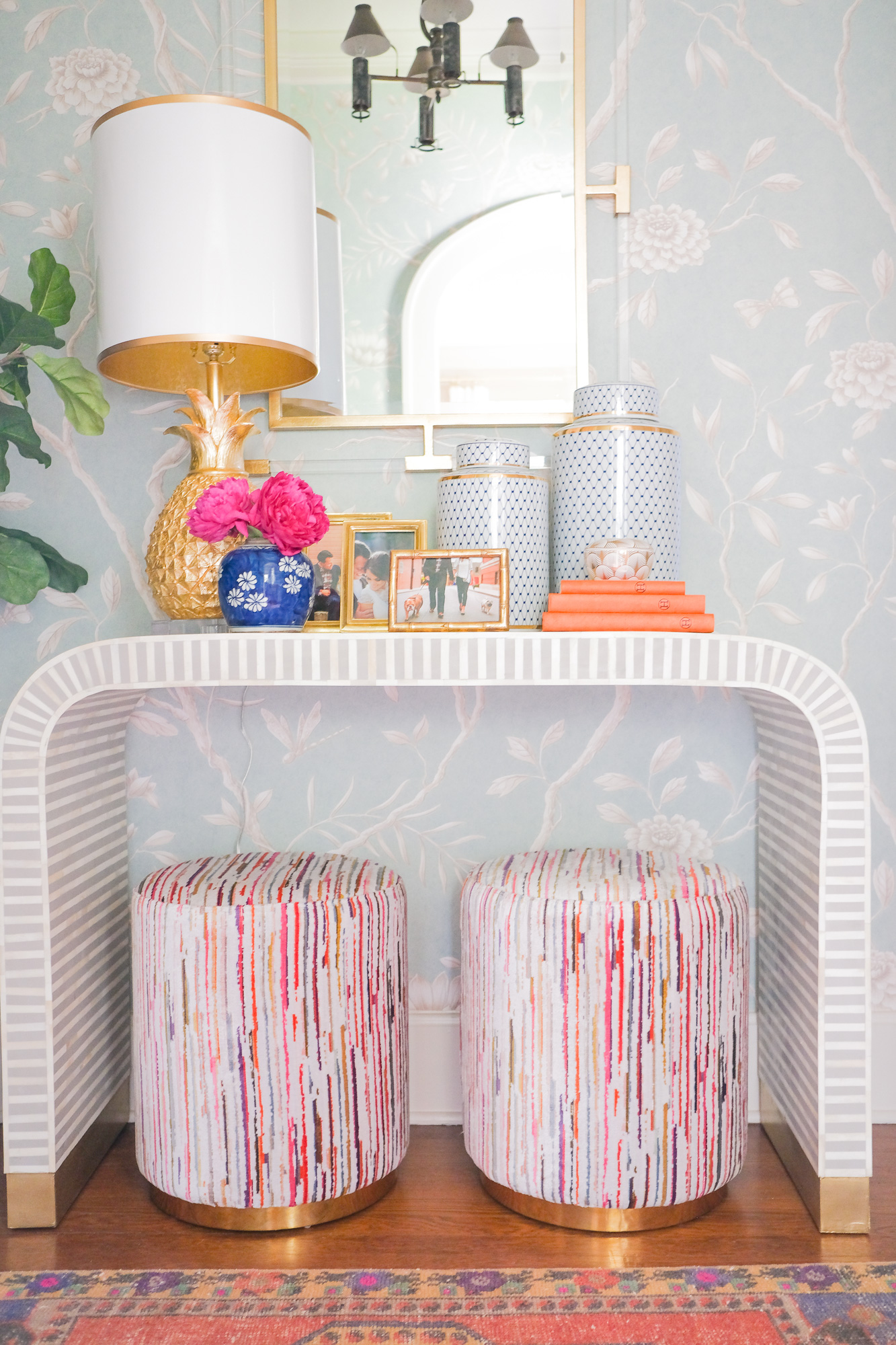 Colorful Entryway Decor