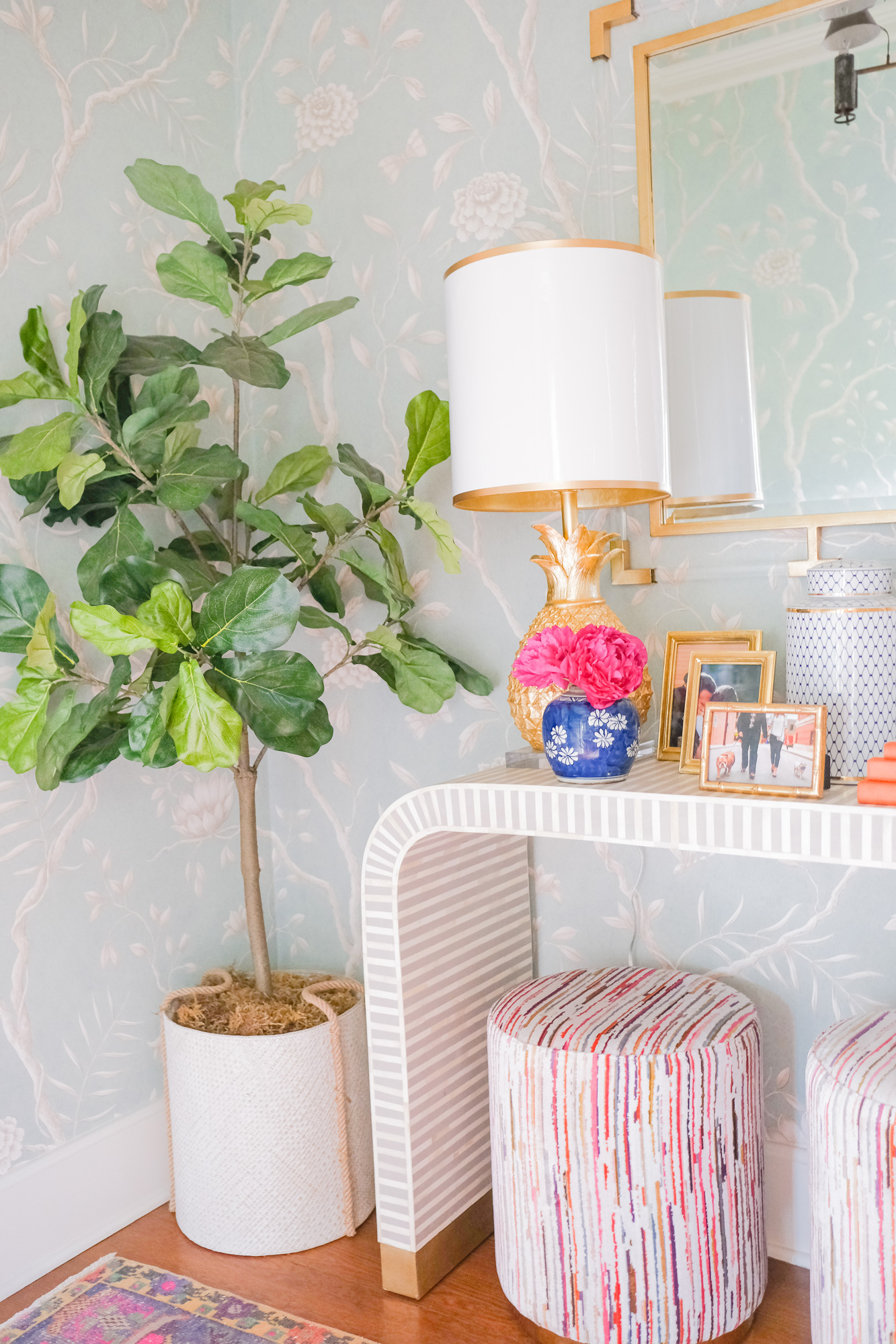 Colorful Entryway Decor